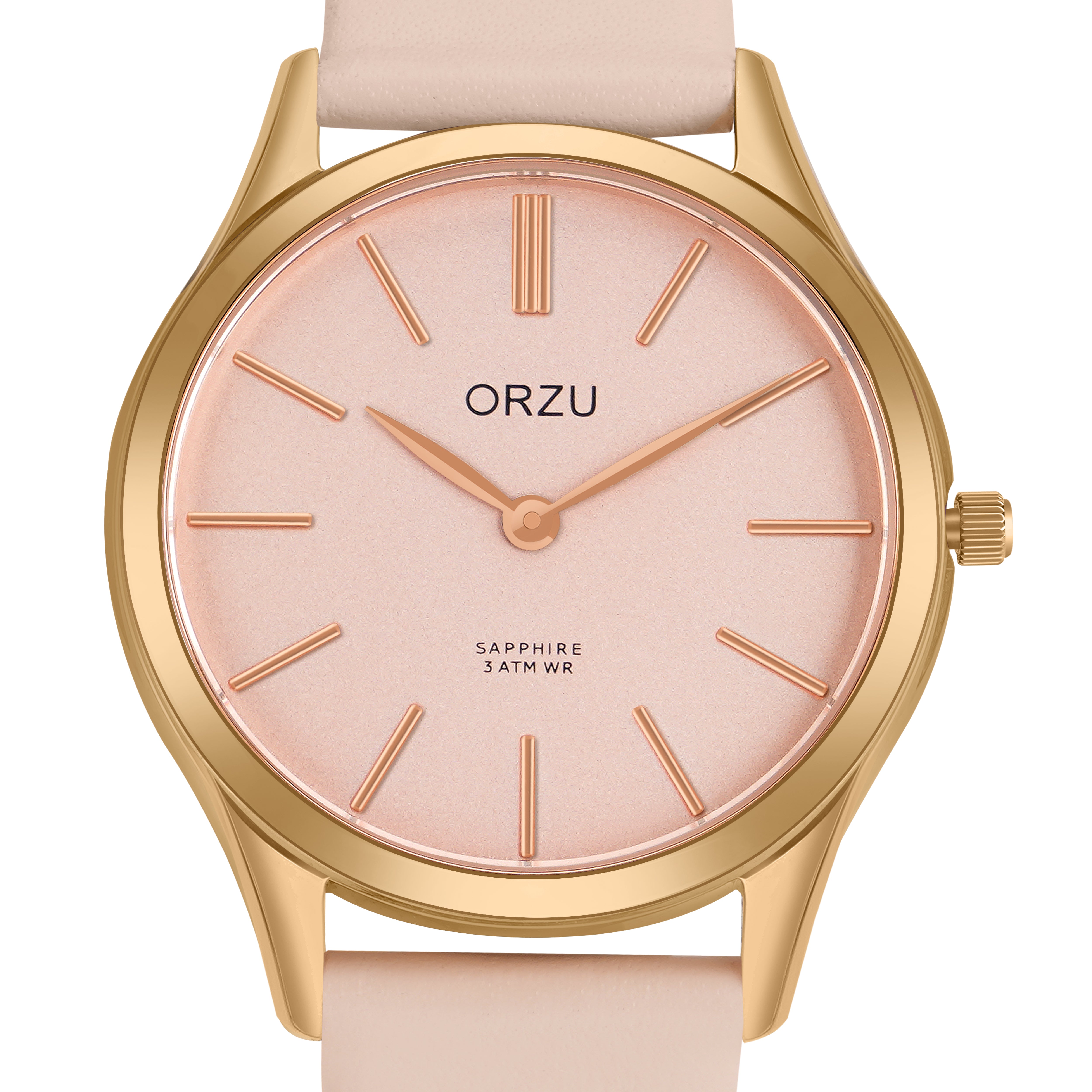 ORZU Analog Pink Dial Women's Watch
