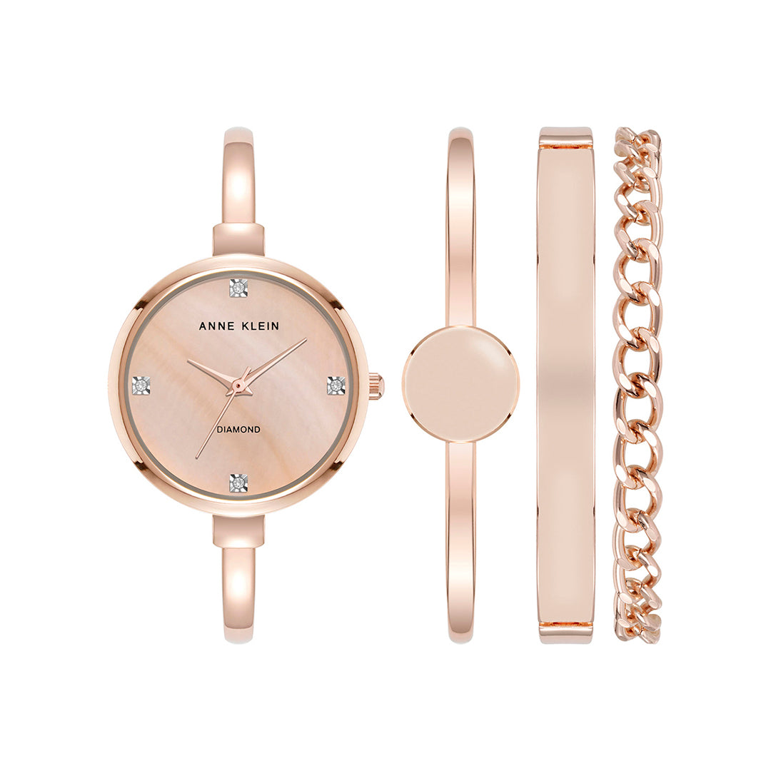 Anne Klein Blush Dial Women's Watch