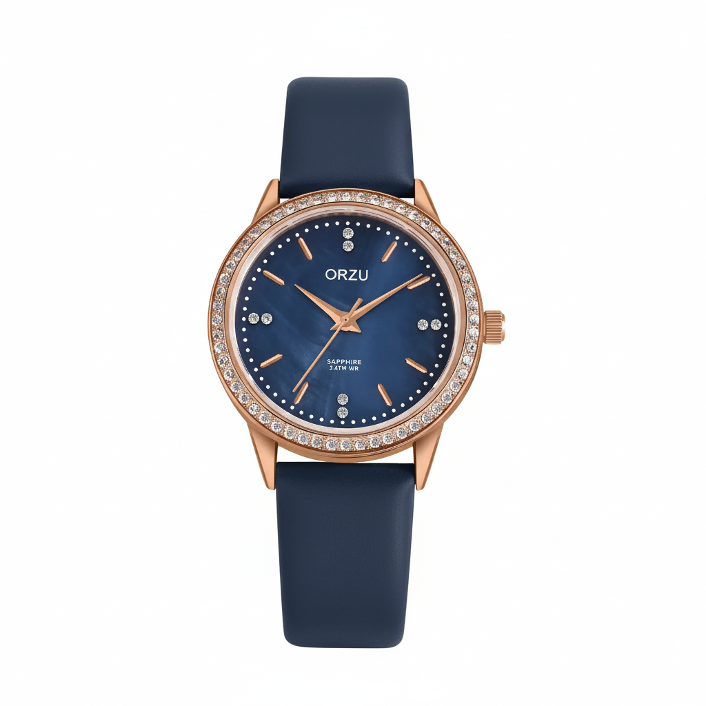 ORZU Analog Blue Dial Women's Watch