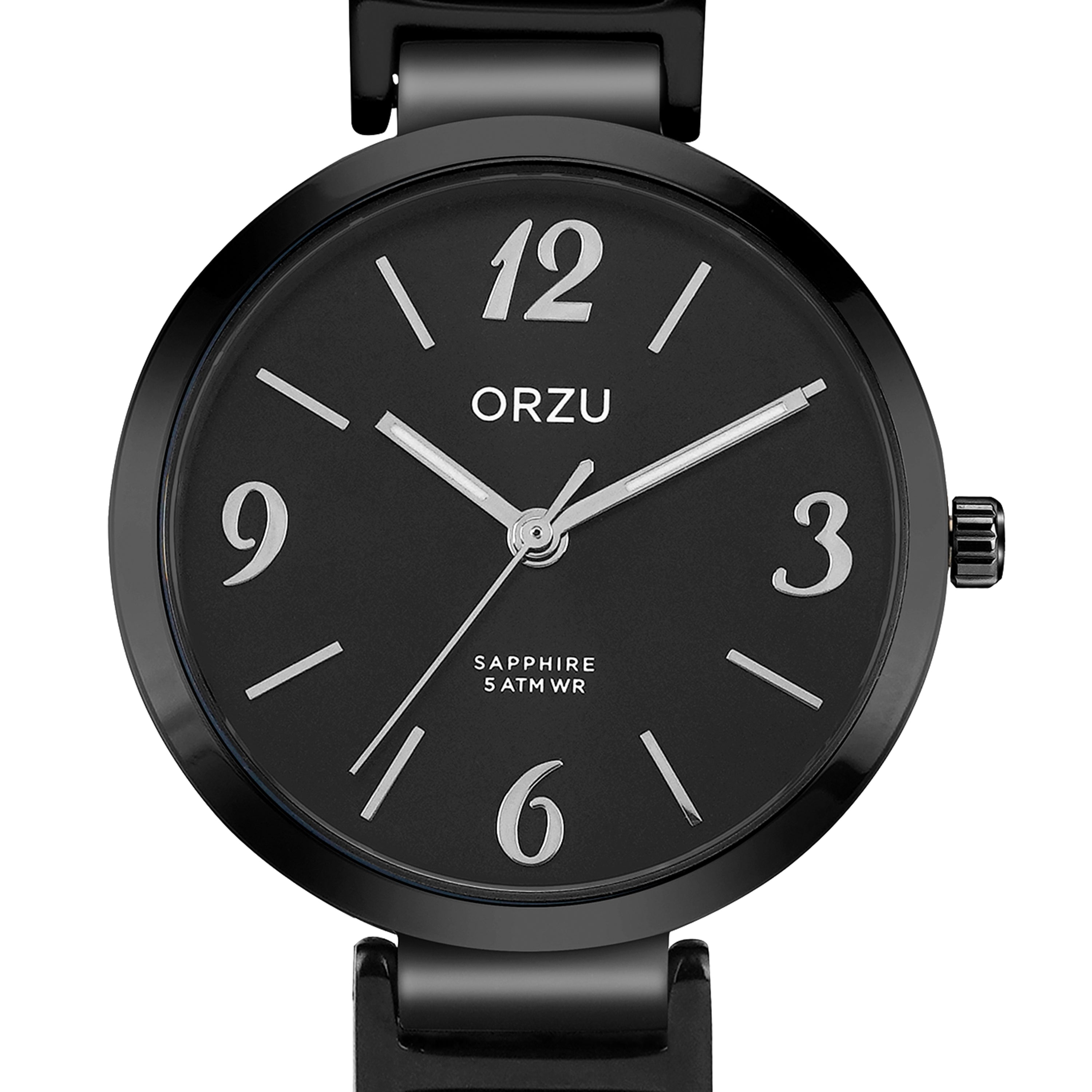 ORZU Analog Black Dial Women's Watch