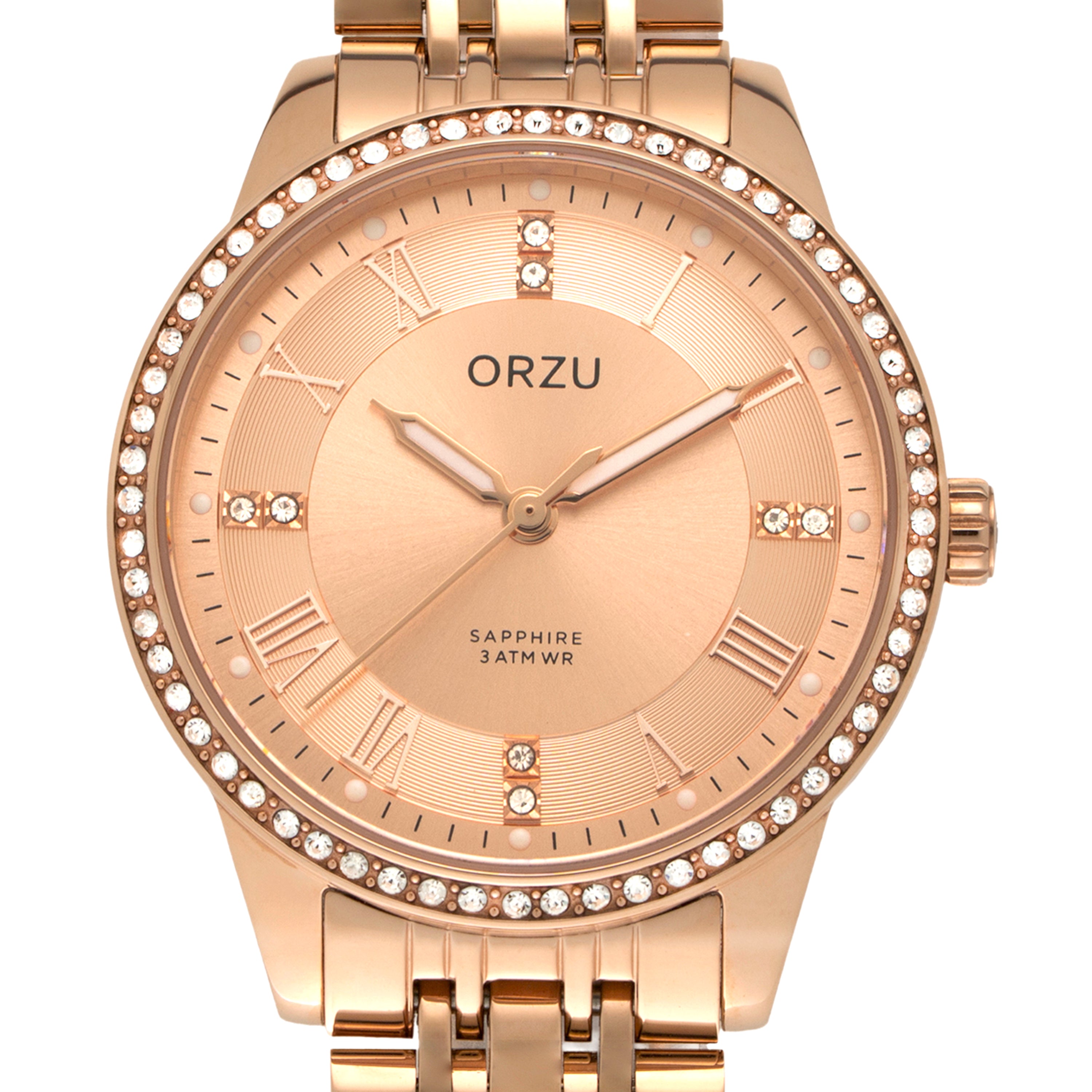 ORZU Analog Rose Gold Dial Women's Watch