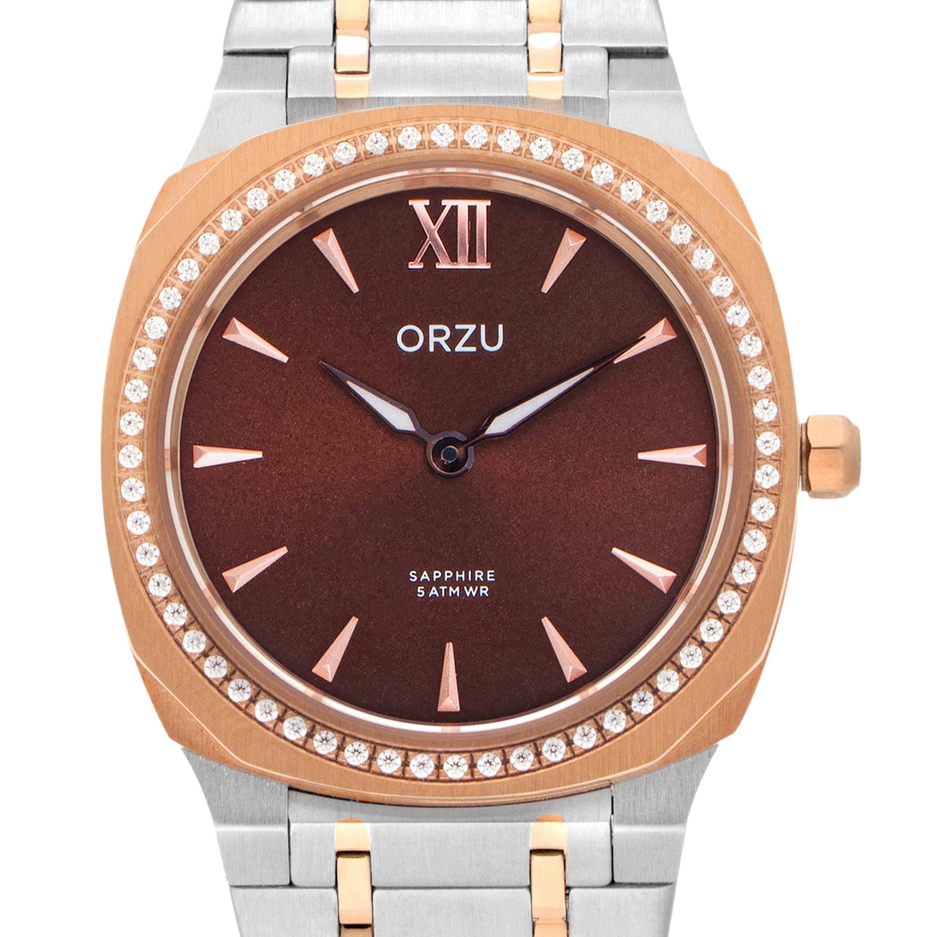 ORZU Analog Maroon Dial Women's Watch