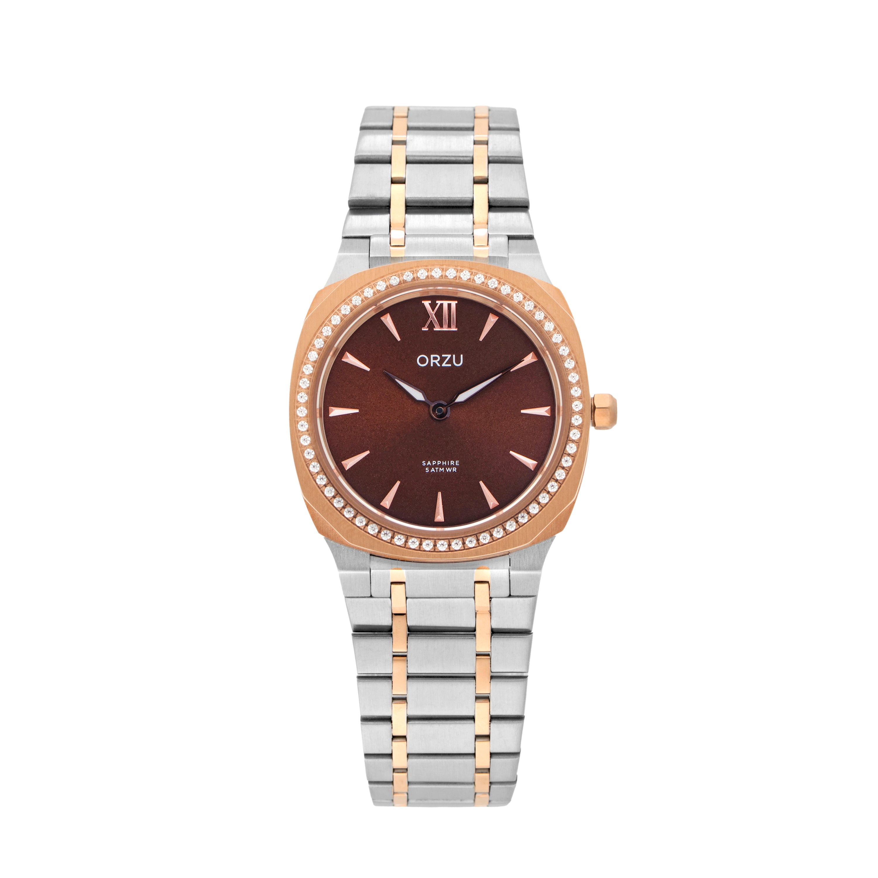 ORZU Analog Maroon Dial Women's Watch