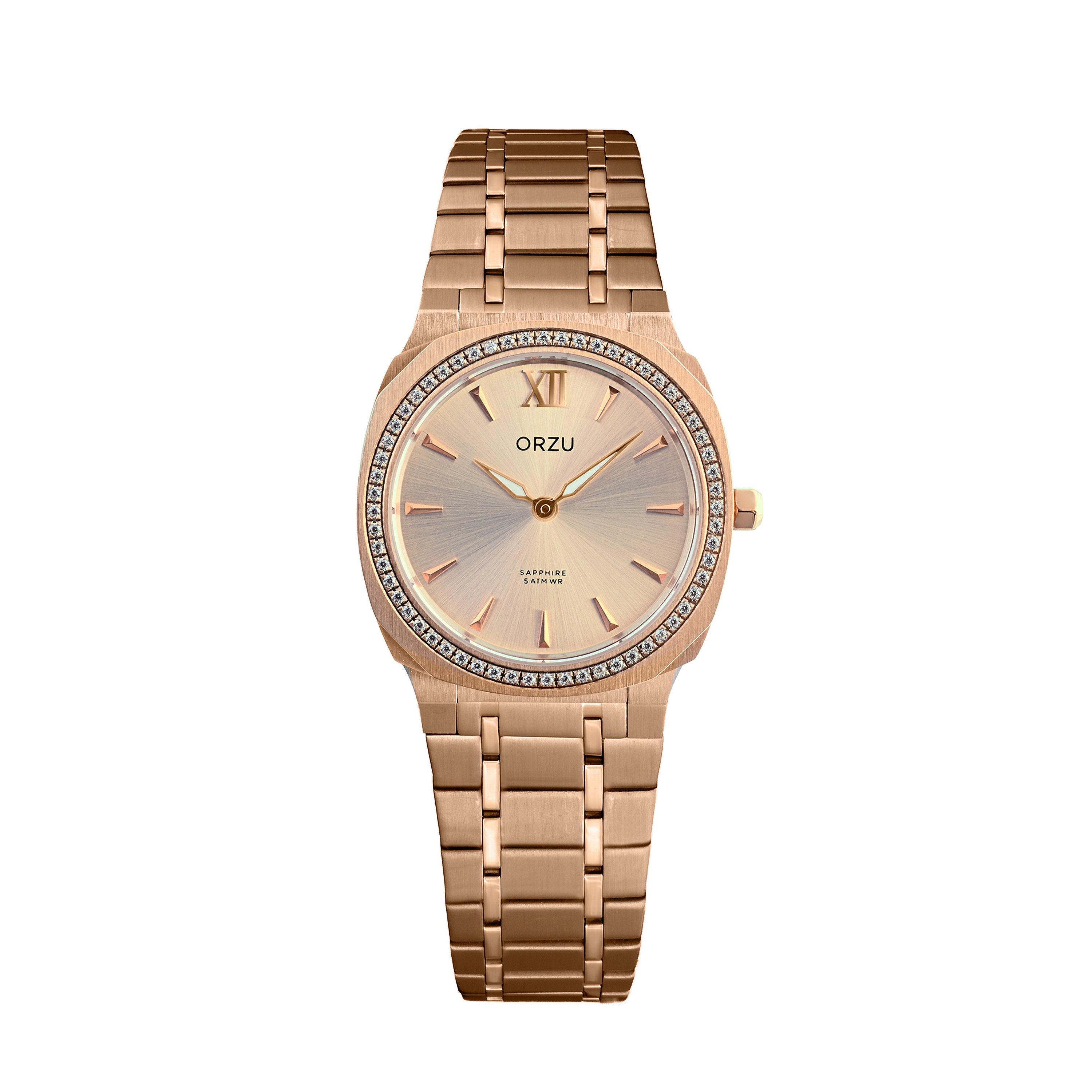 ORZU Analog Rose Gold Dial Women's Watch