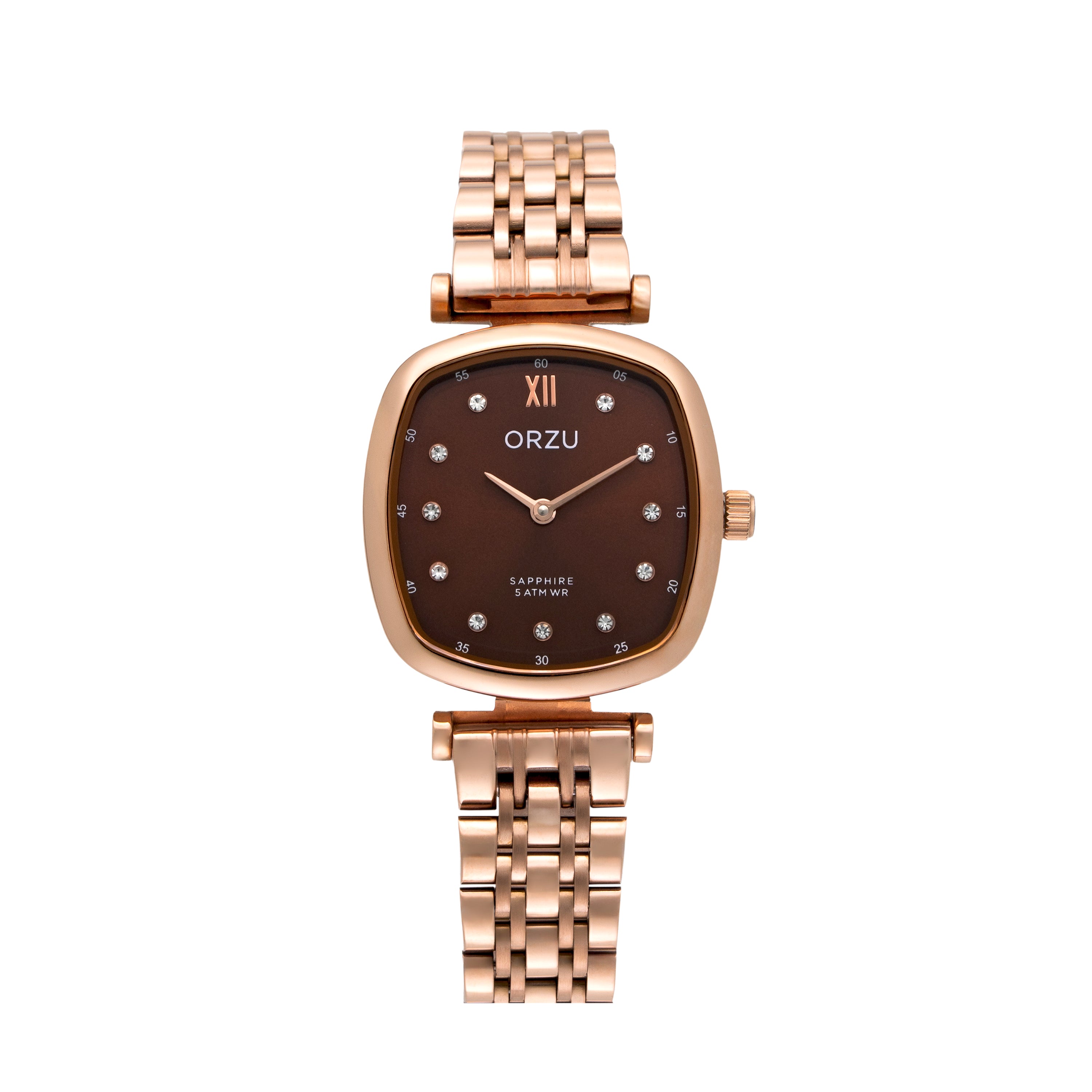 ORZU Analog Brown Dial Women's Watch