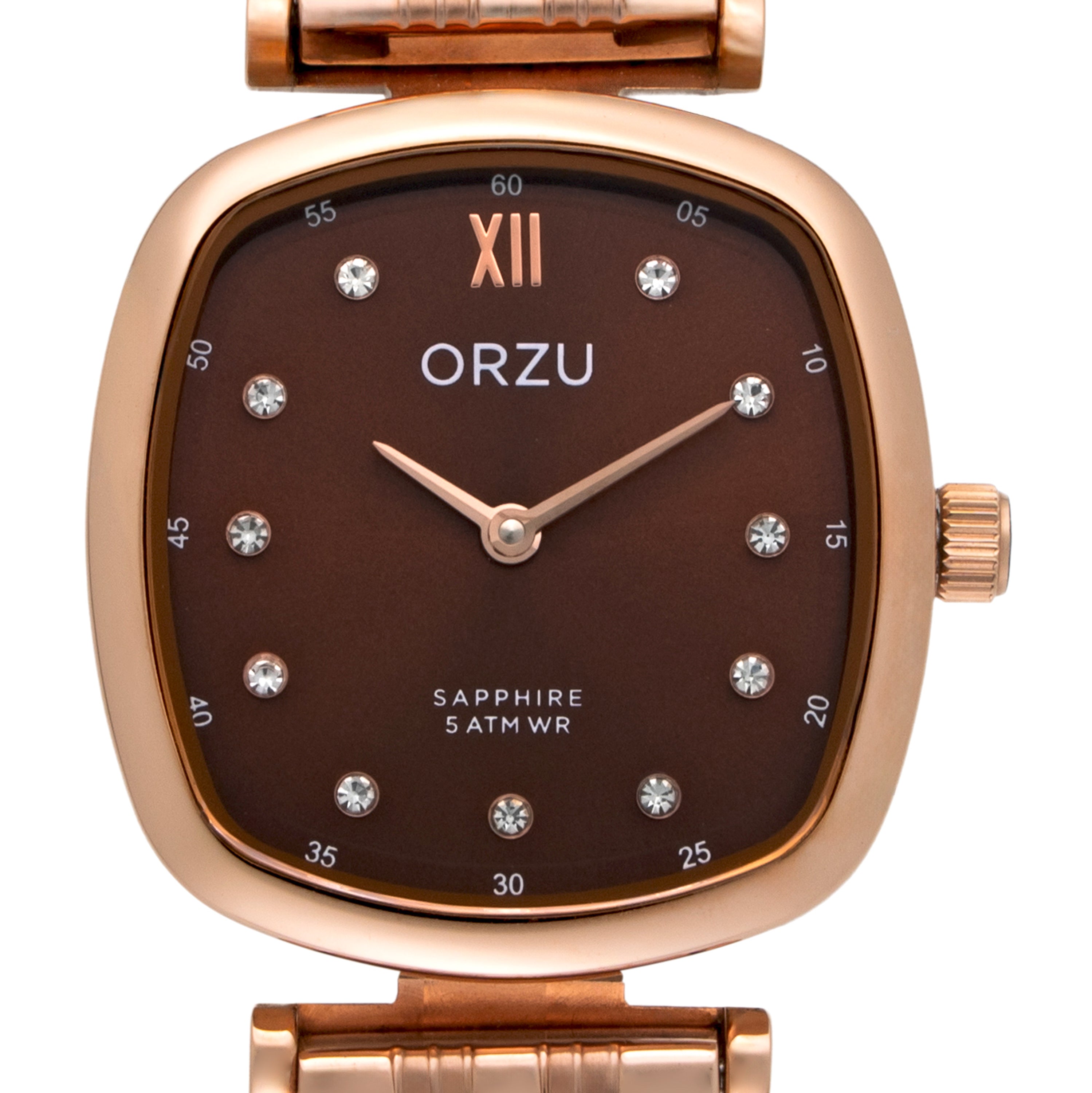 ORZU Analog Brown Dial Women's Watch