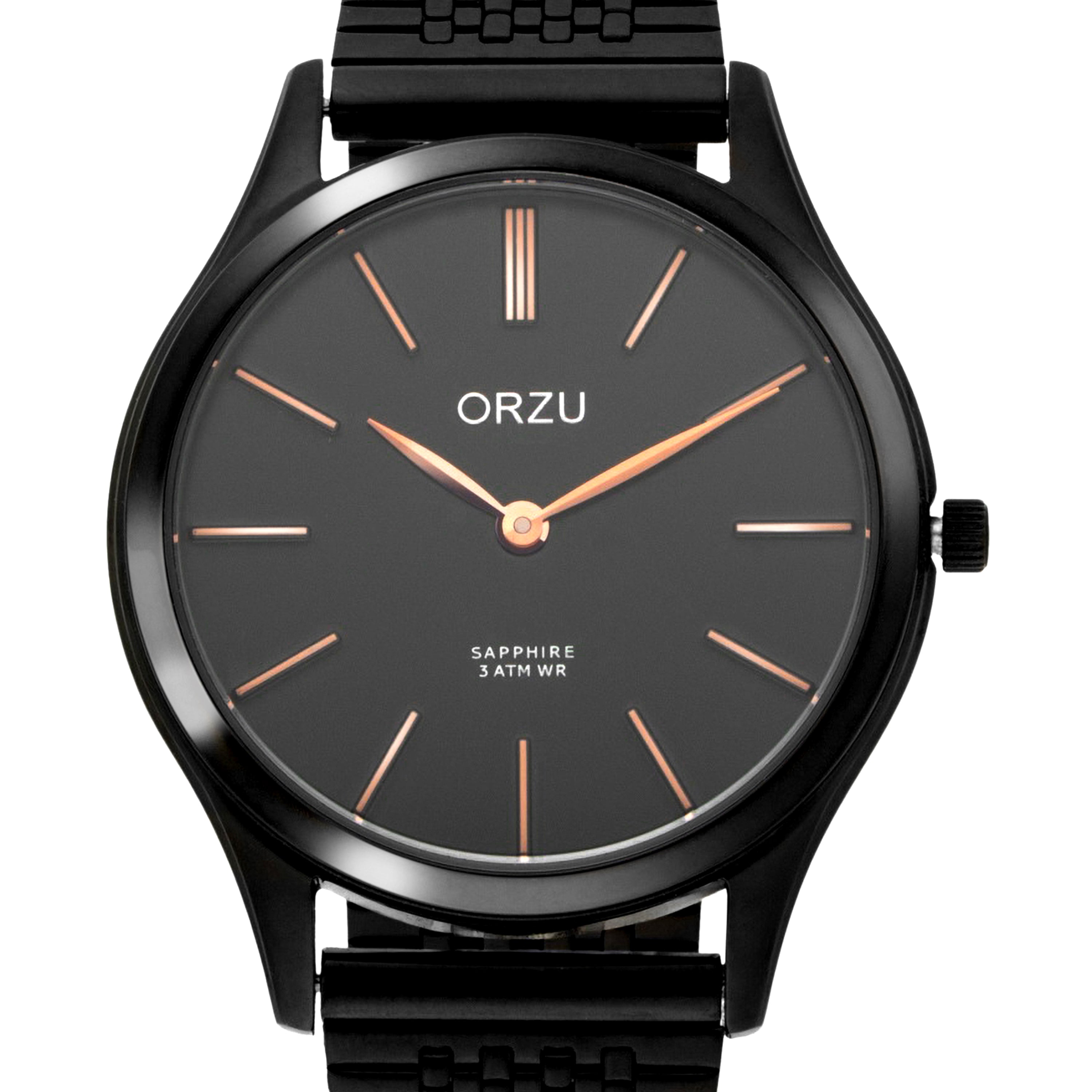 ORZU Analog Black Dial Women's Watch
