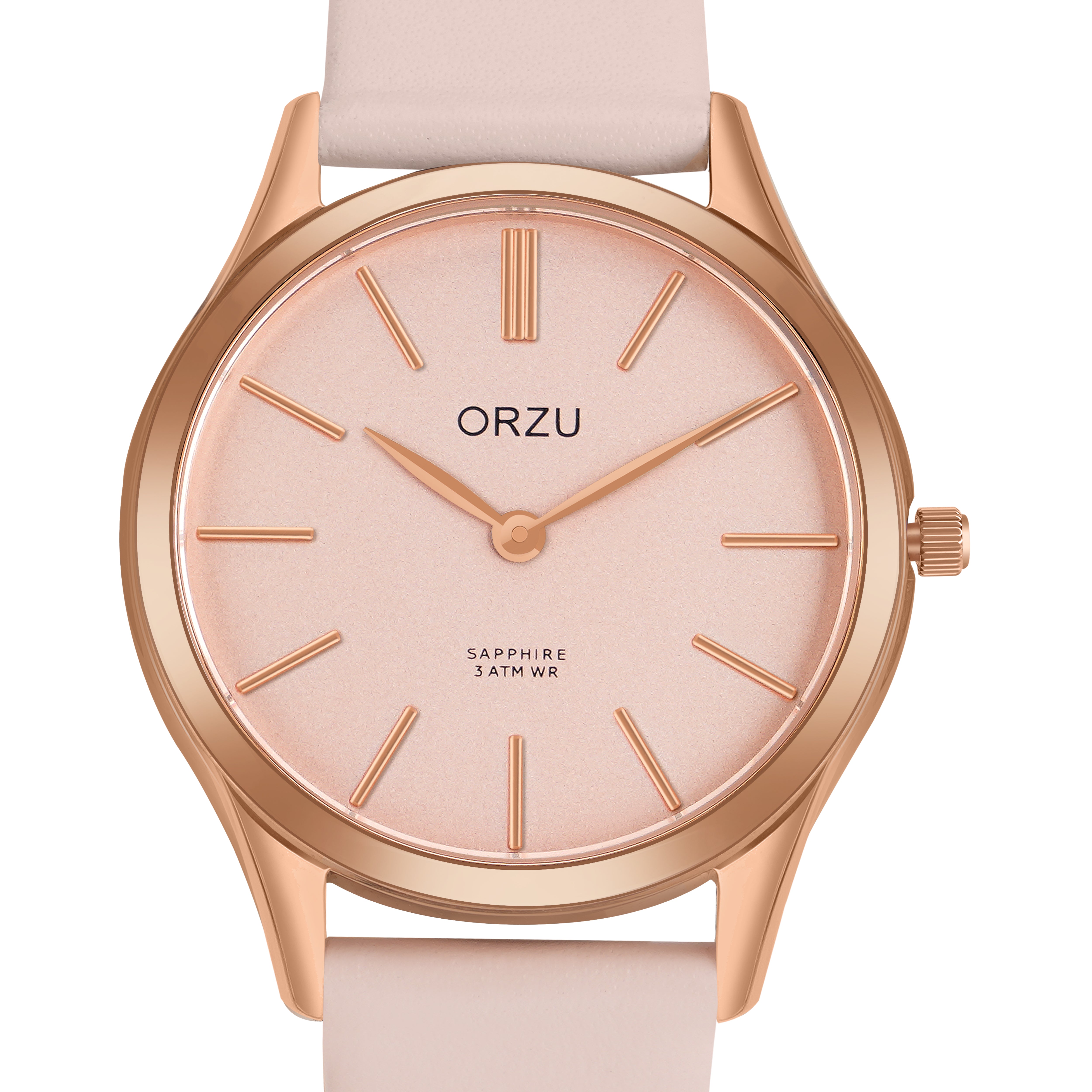 ORZU Analog Pink Dial Women's Watch