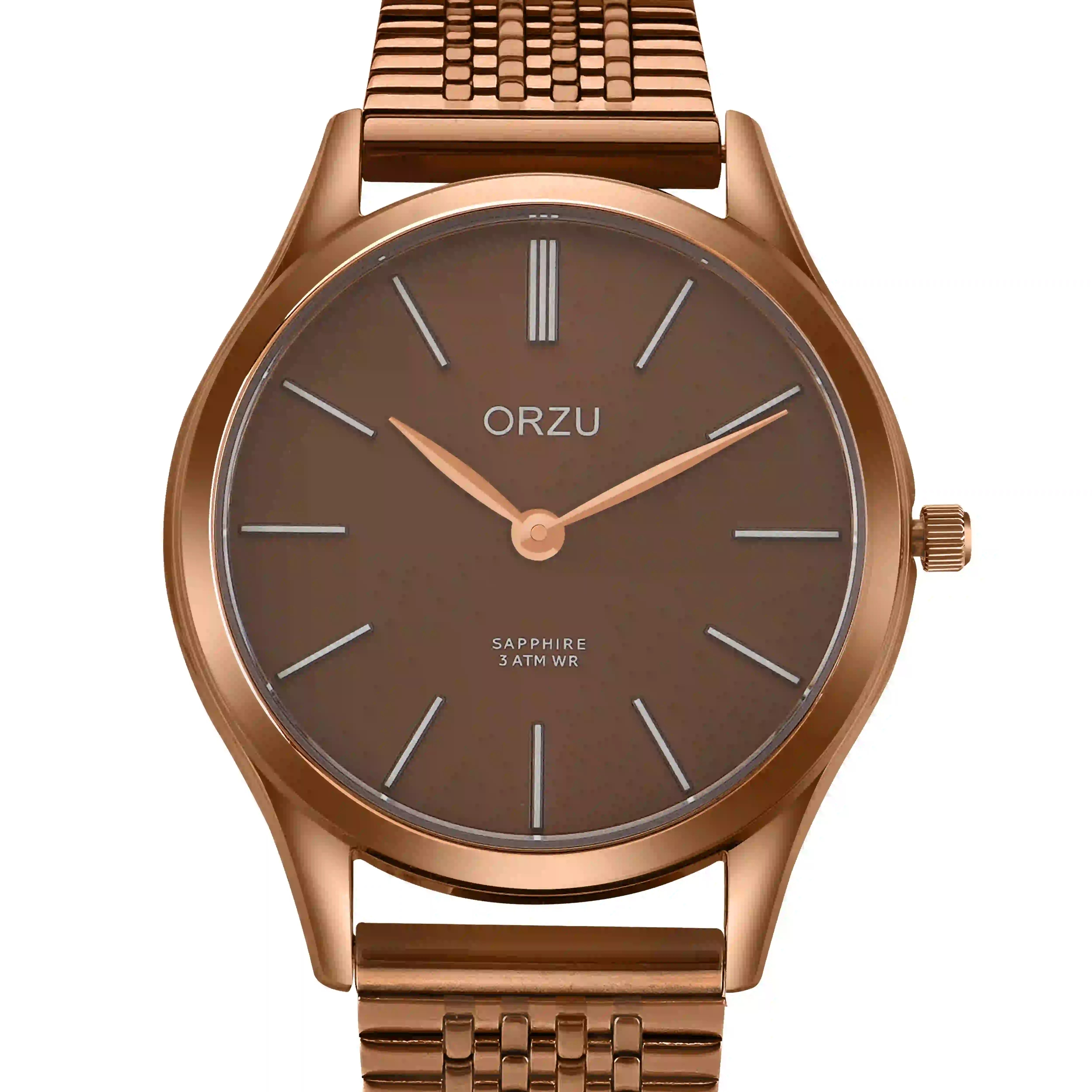 ORZU Analog Brown Dial Women's Watch