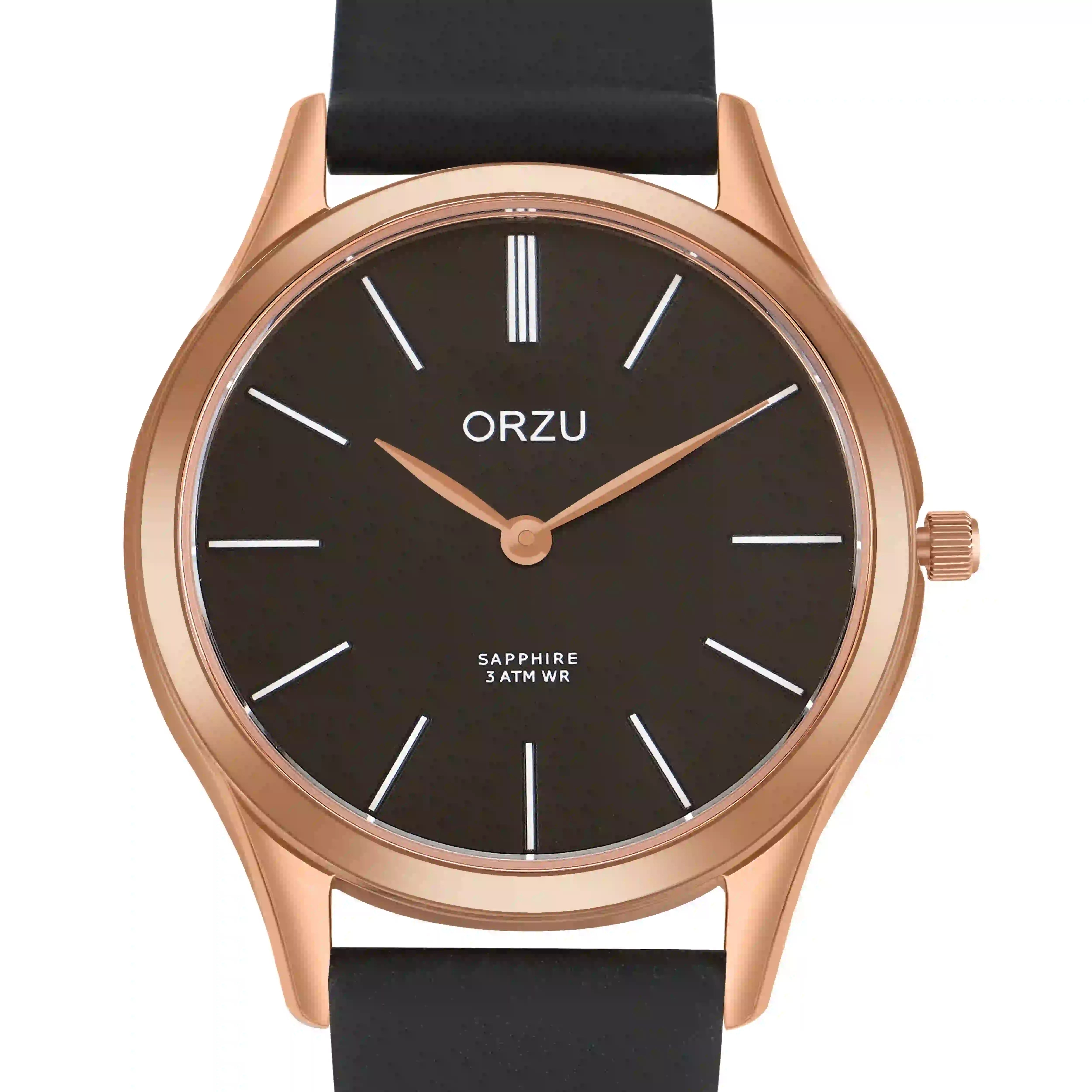 ORZU Analog Black Dial Women's Watch