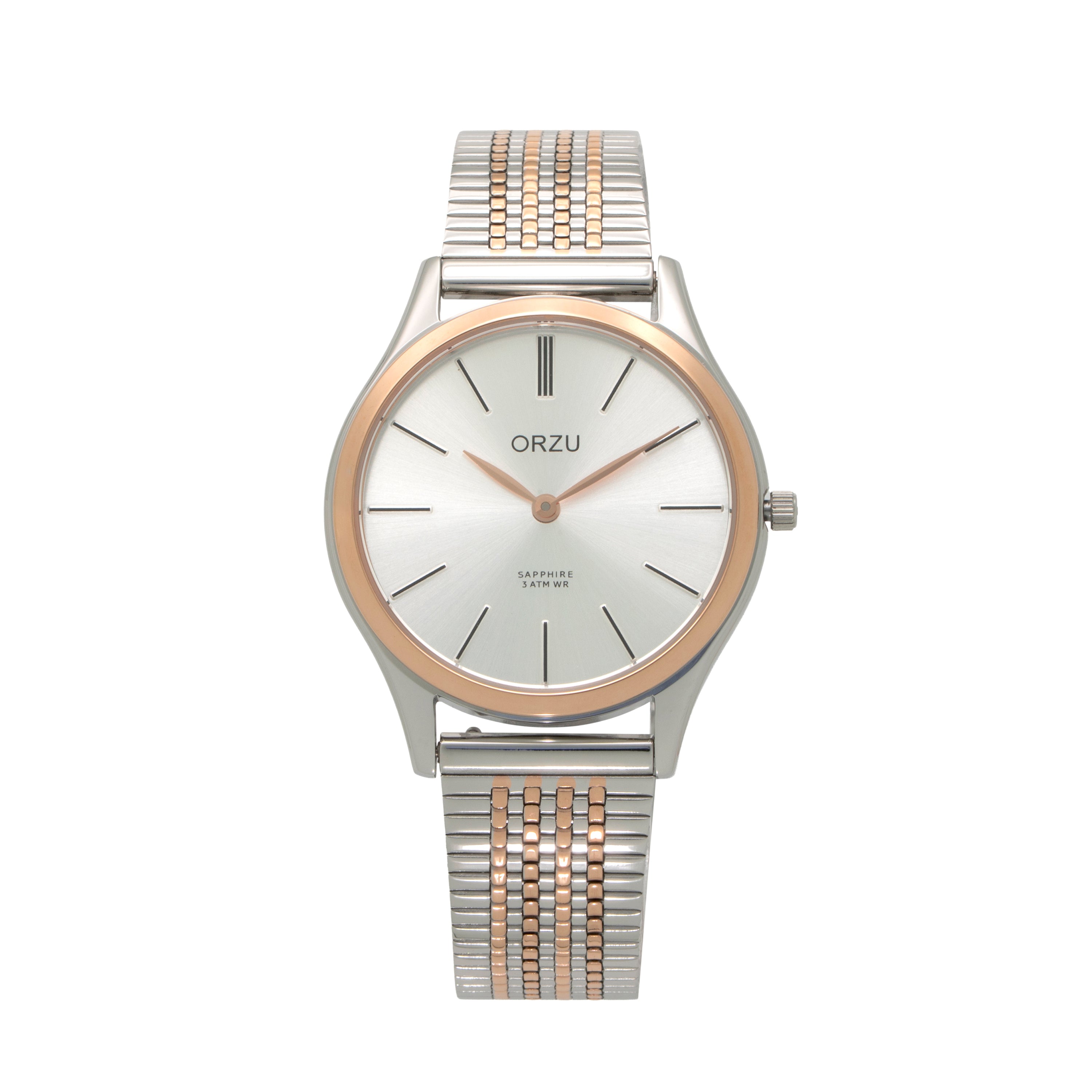 ORZU Analog Silver Dial Women's Watch