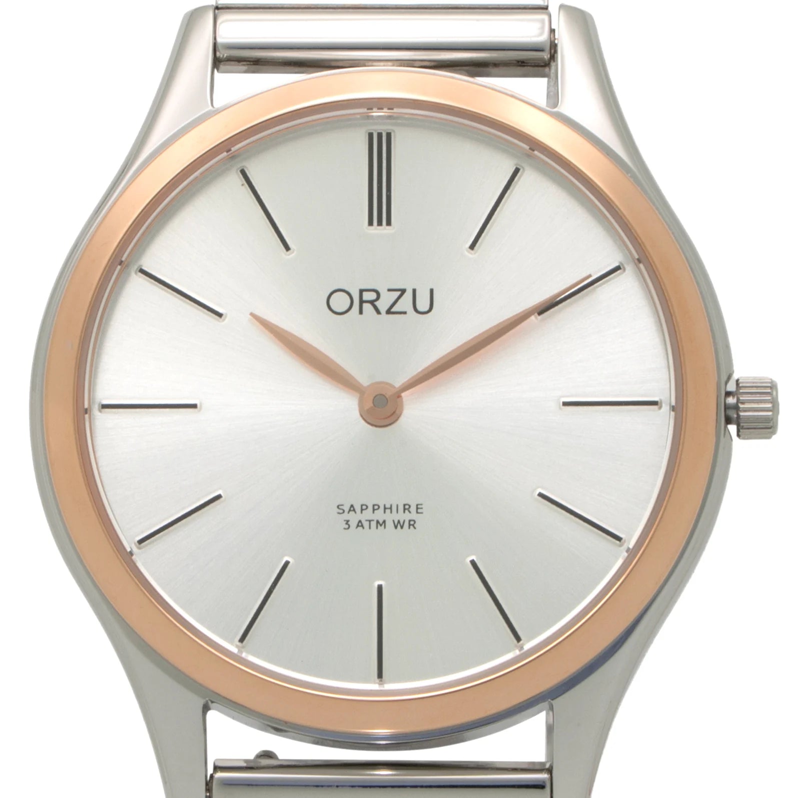 ORZU Analog Silver Dial Women's Watch
