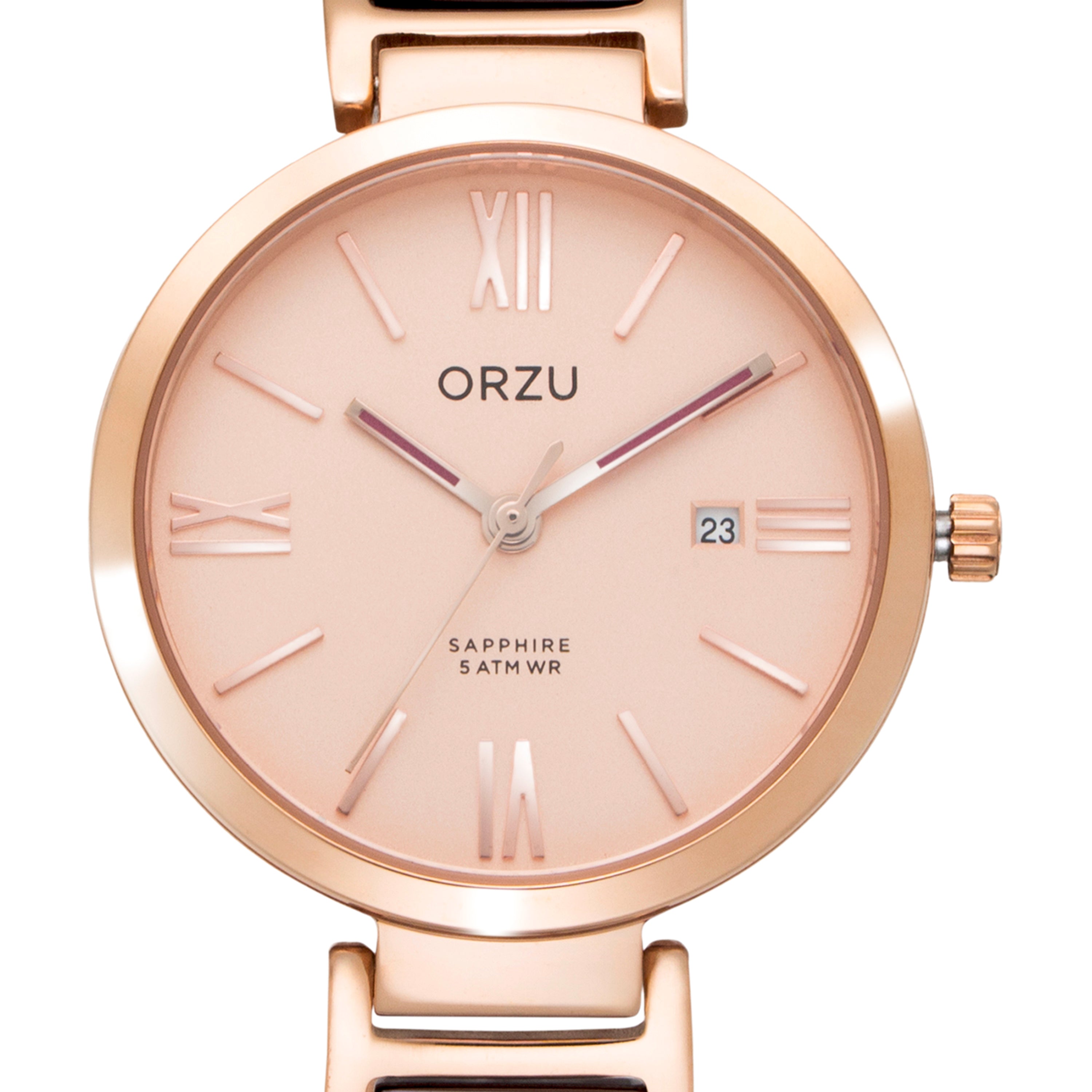ORZU Analog Rose Gold Dial Women's Watch