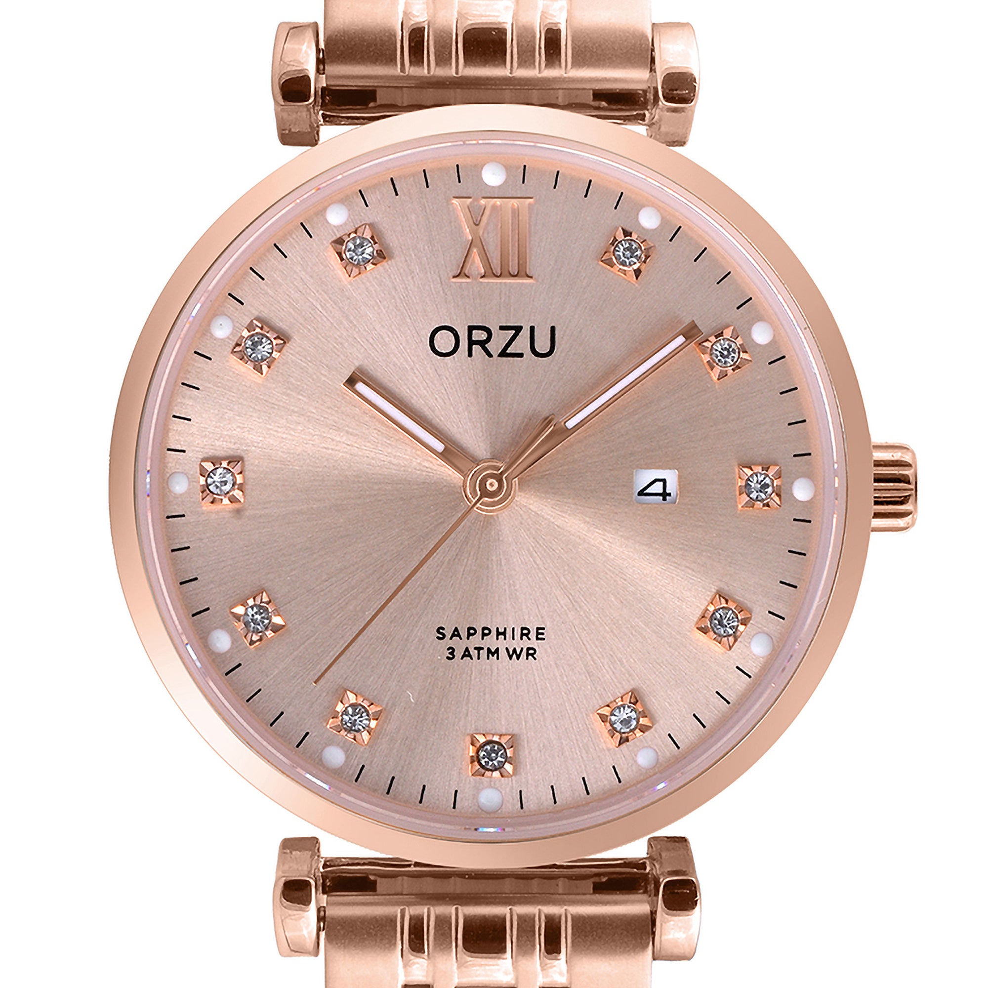 ORZU Analog Rose Gold Dial Women's Watch