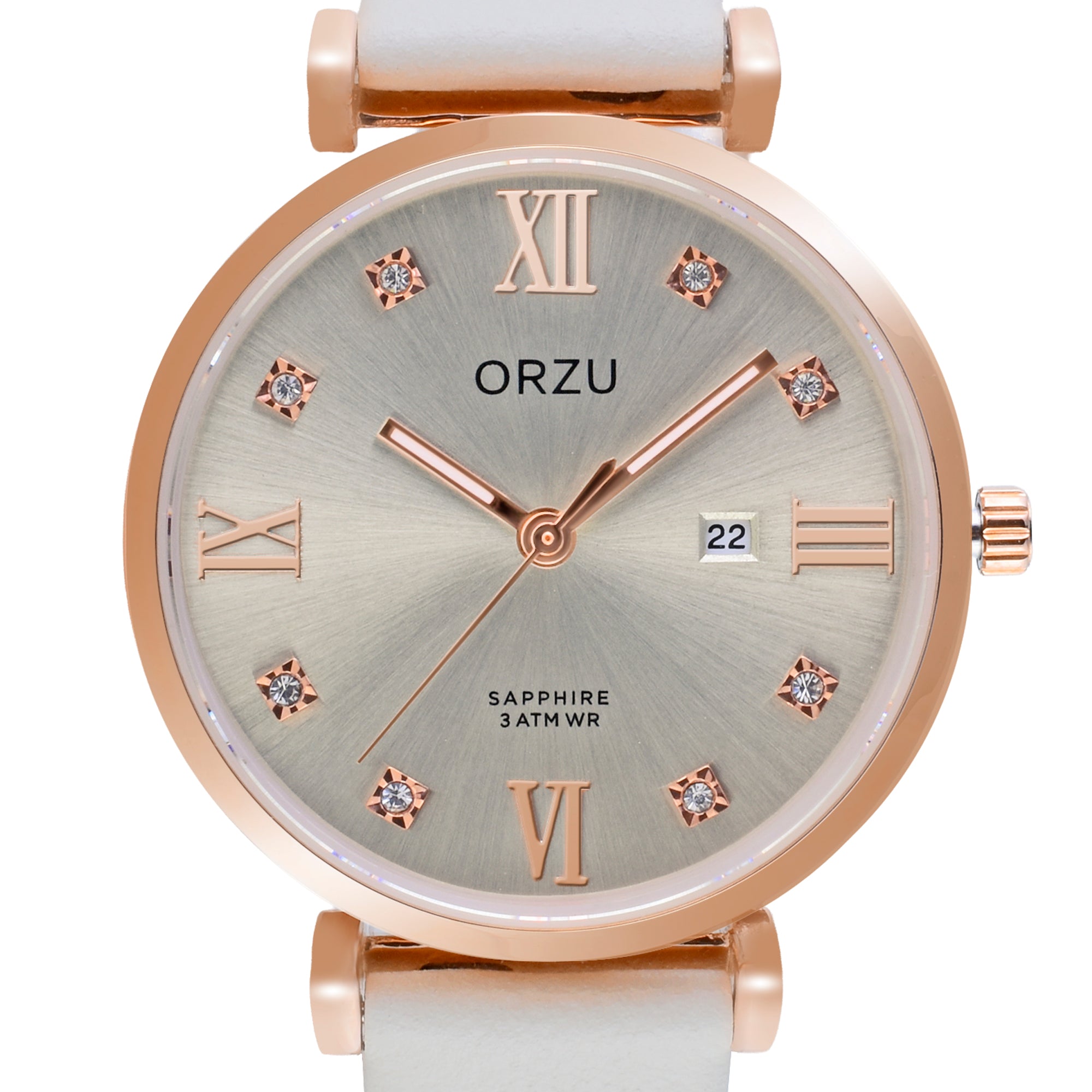 ORZU Analog Silver Dial Women's Watch