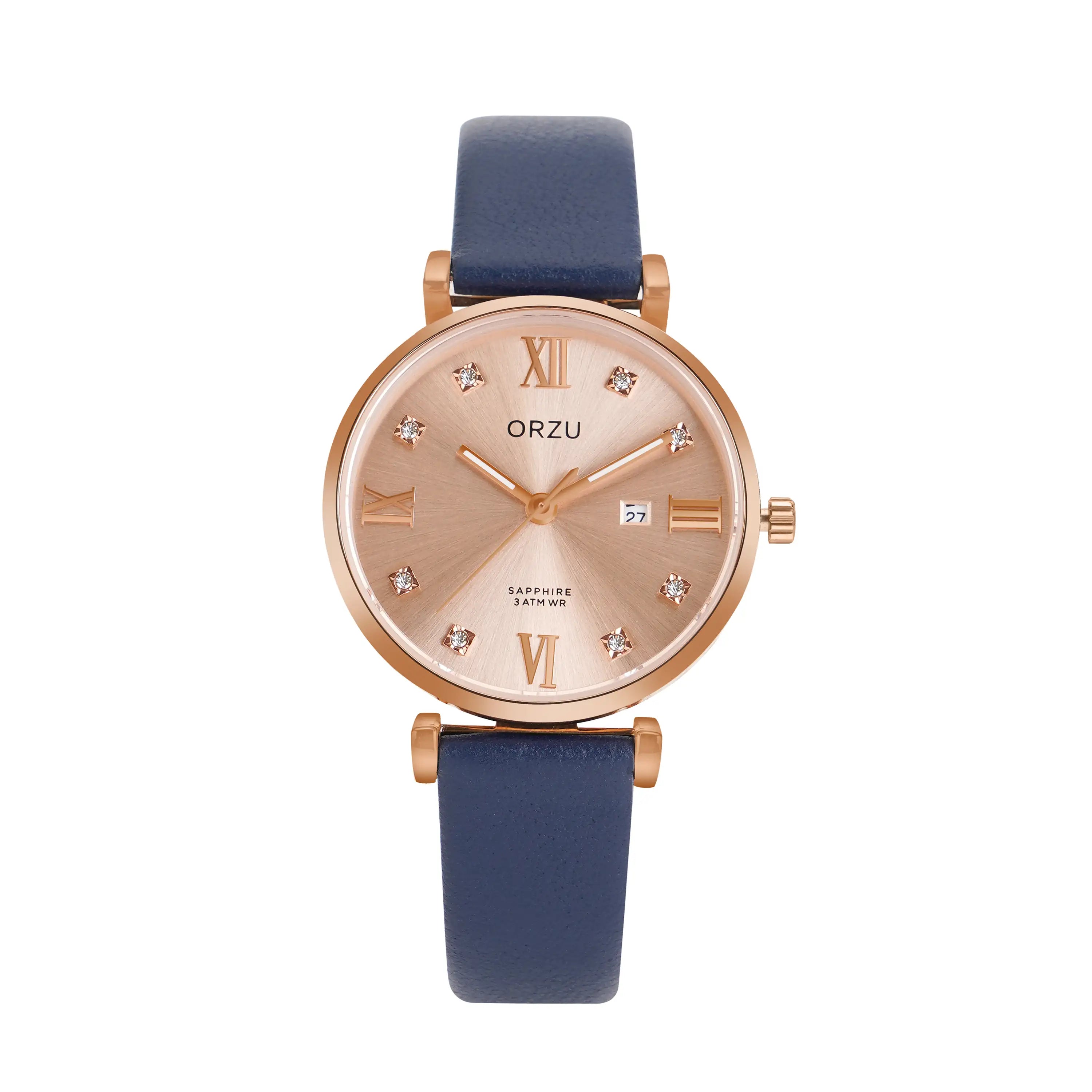 ORZU Analog Rose Gold Dial Women's Watch