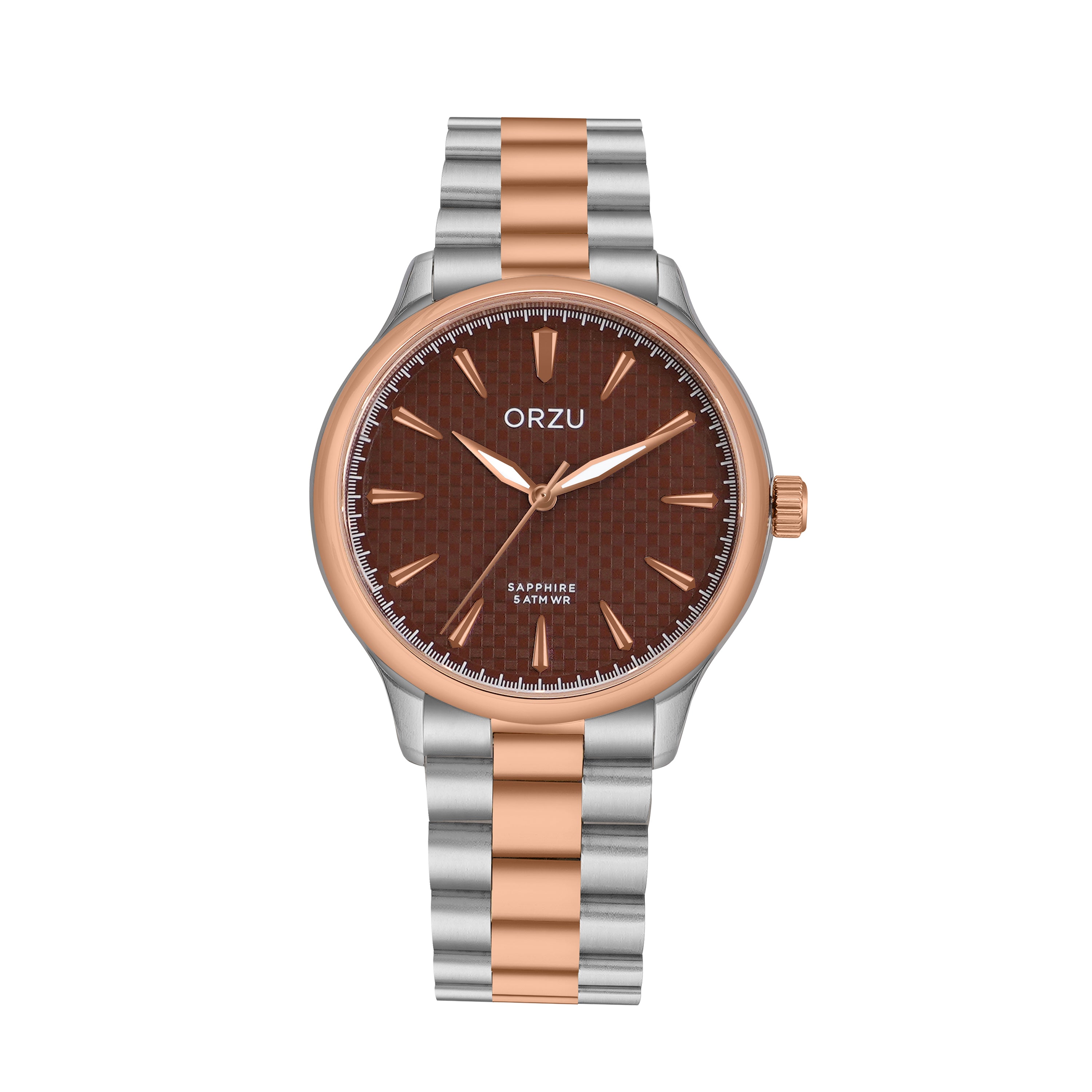 ORZU Analog Brown Dial Men's Watch