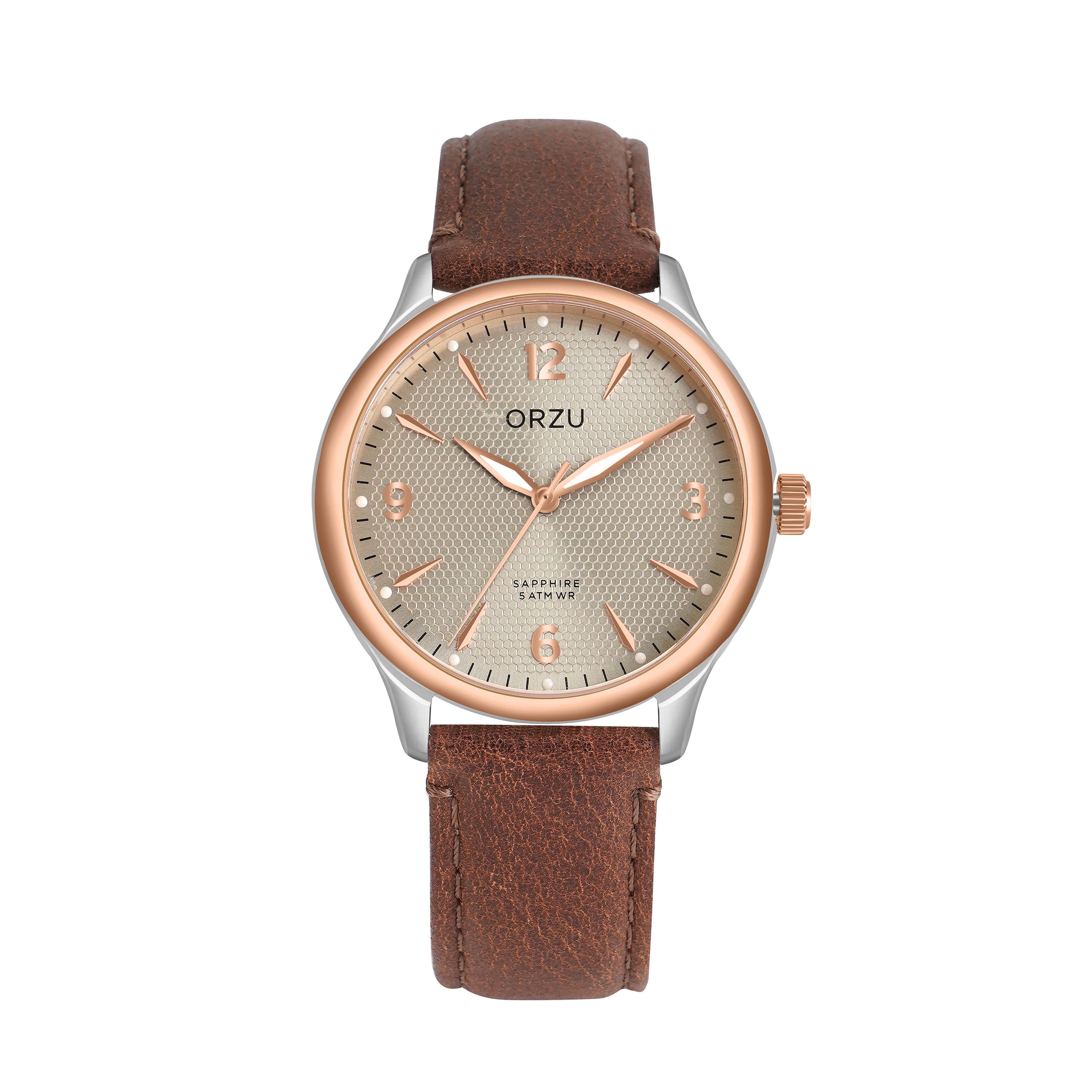 ORZU Analog Gold Dial Men's Watch