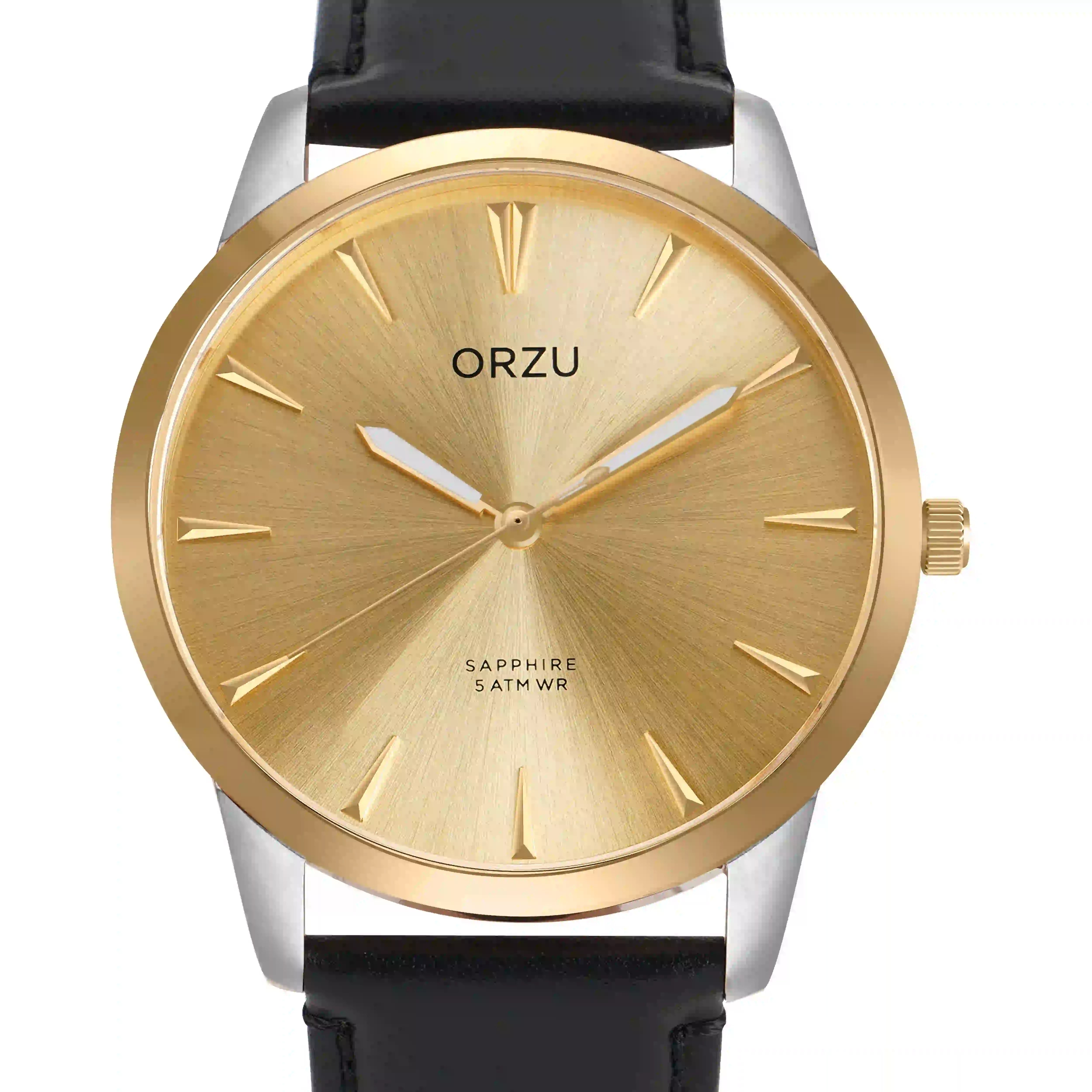 ORZU Analog Gold Dial Men's Watch