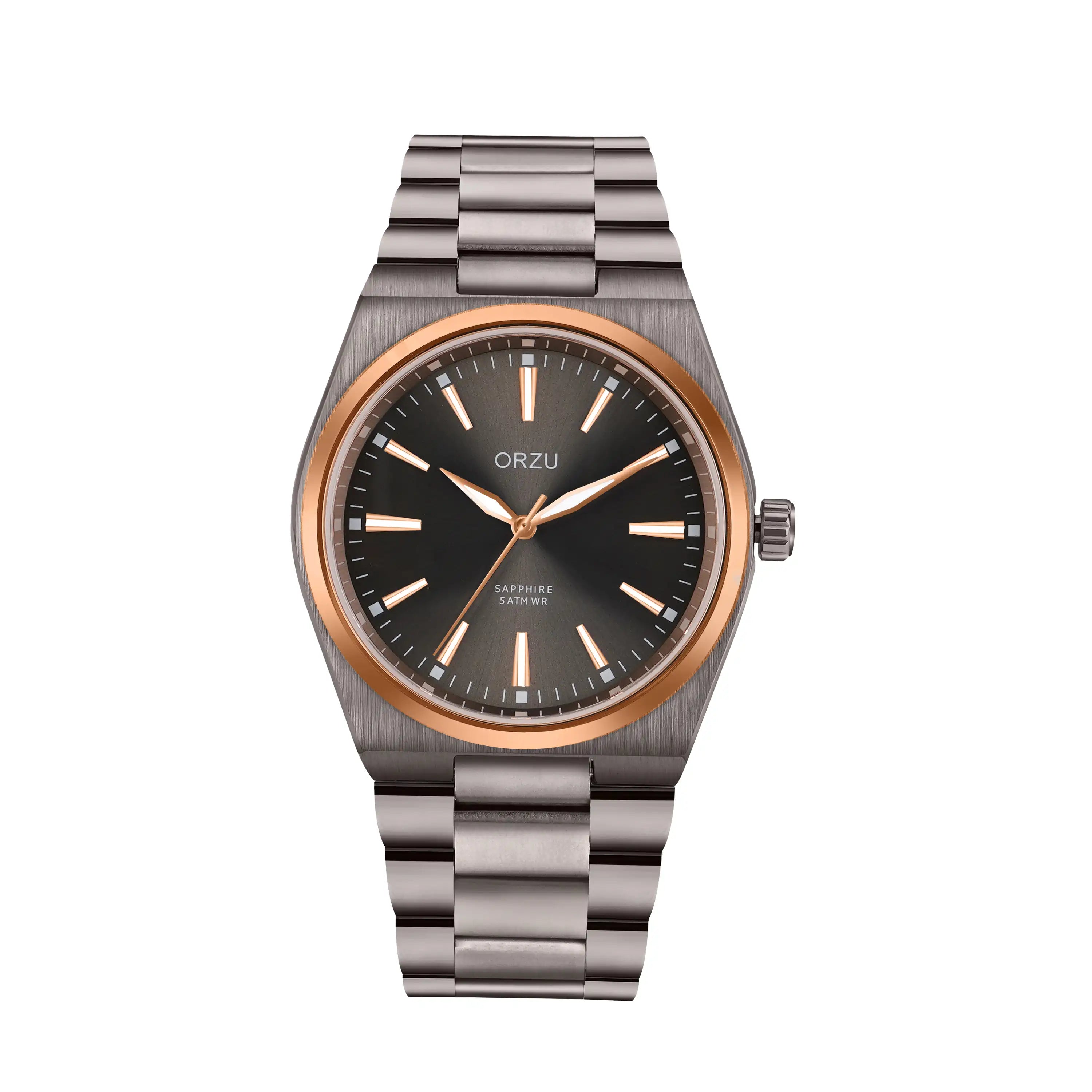 ORZU Analog Black Dial Men's Watch