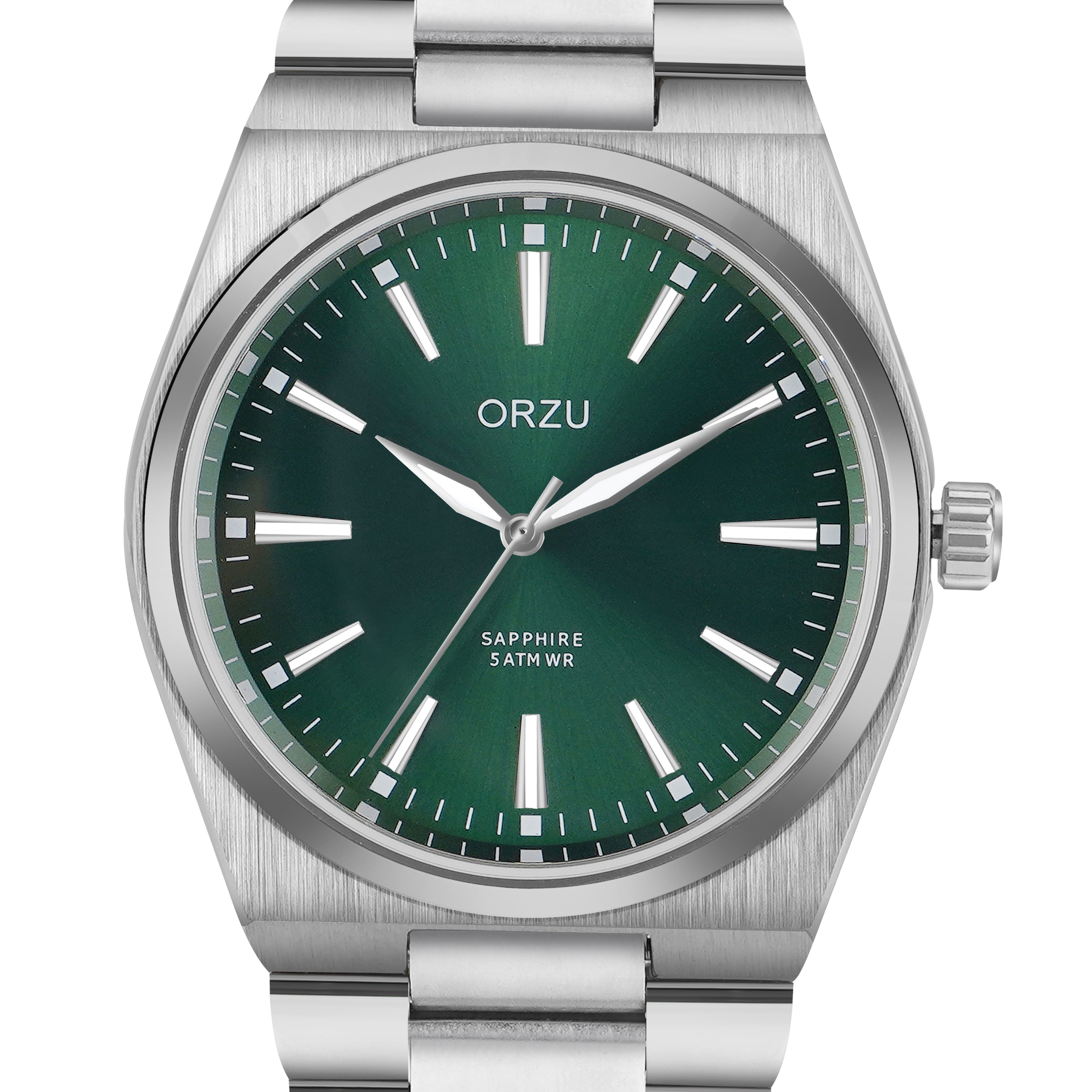 ORZU Analog Green Dial Men's Watch