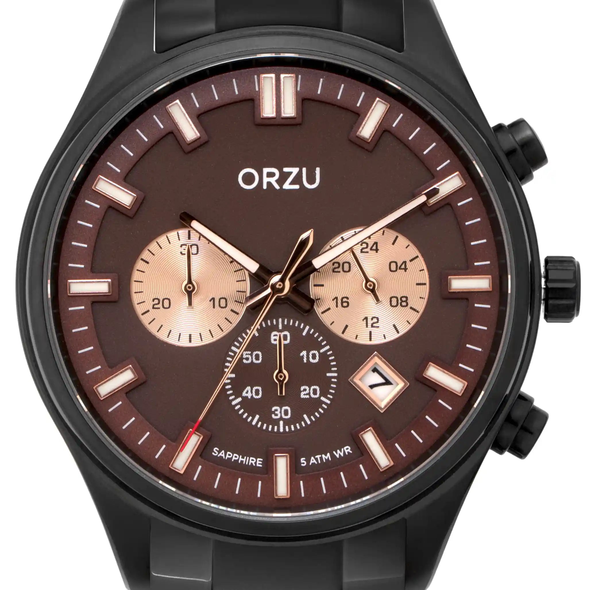 ORZU Chronograph Brown Dial Men's Watch
