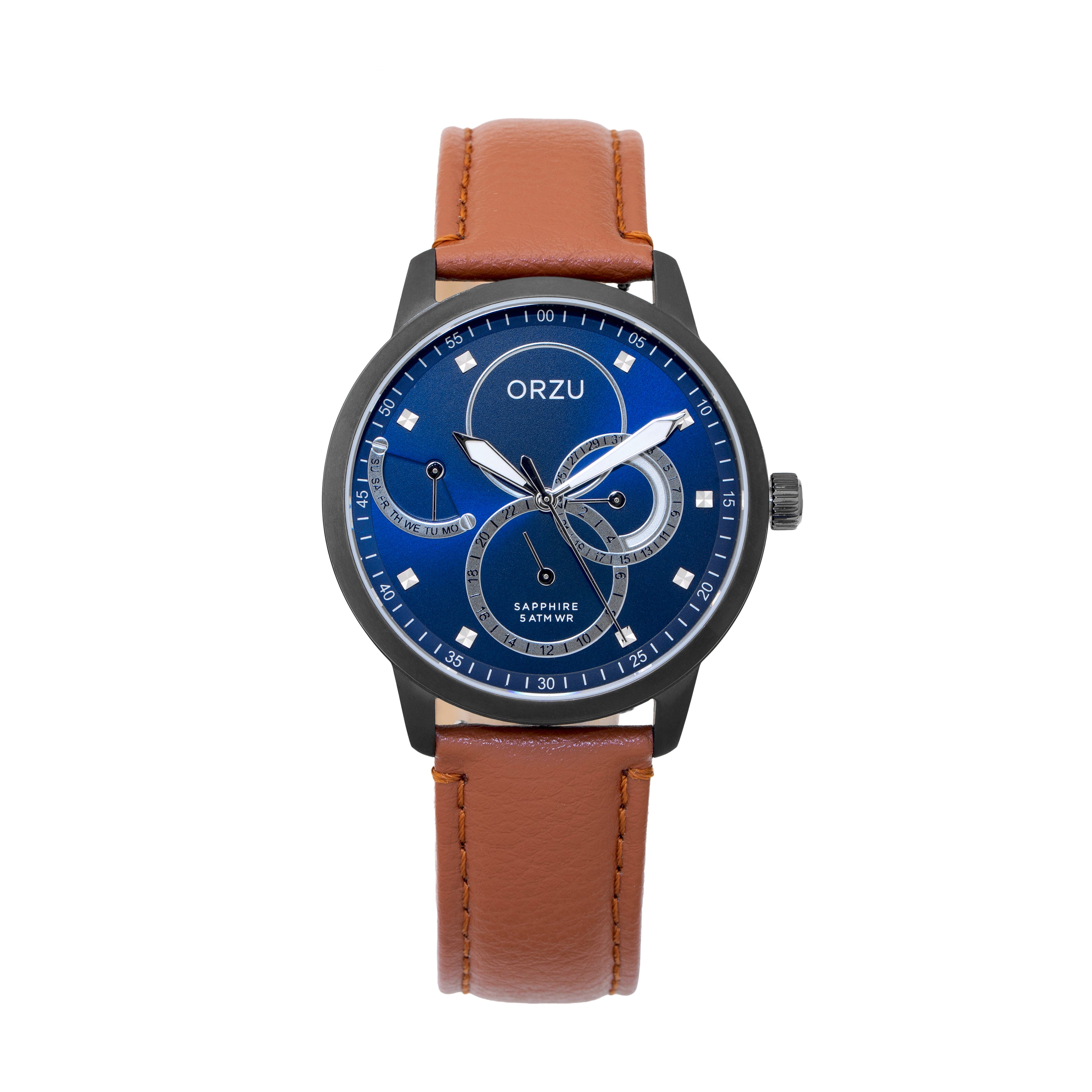 ORZU Multifunction Blue Dial Men's Watch