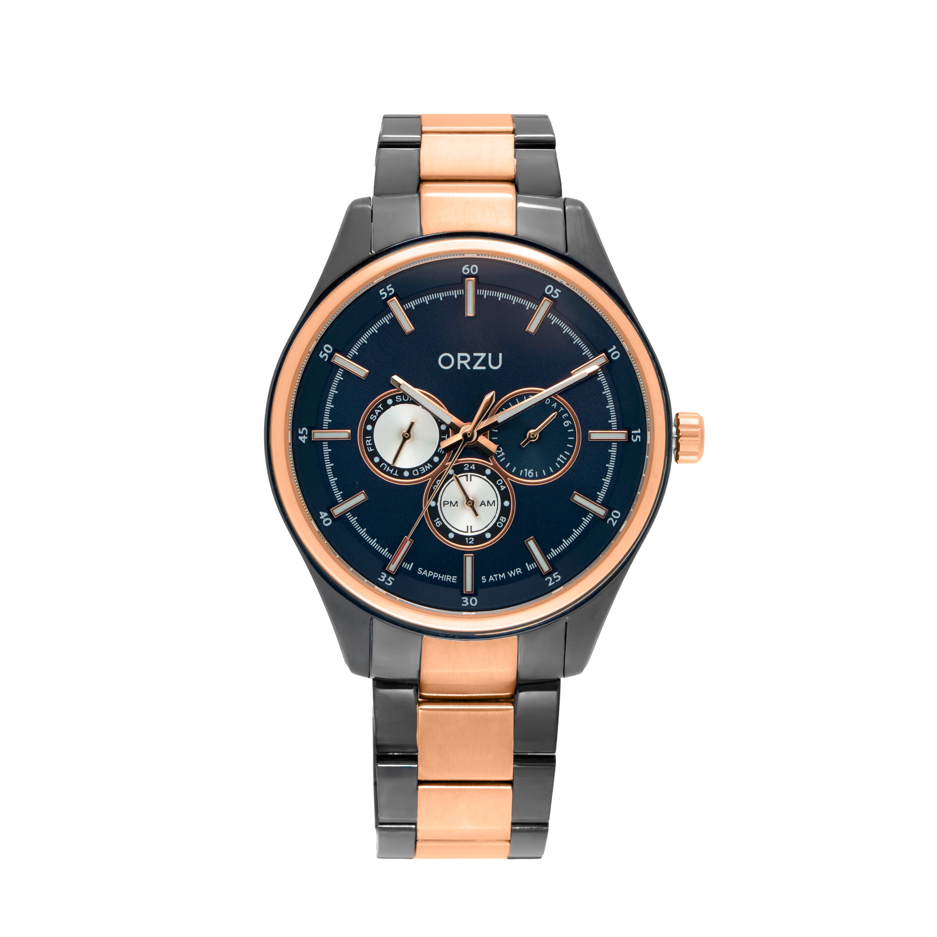 ORZU Multifunction Blue Dial Men's Watch