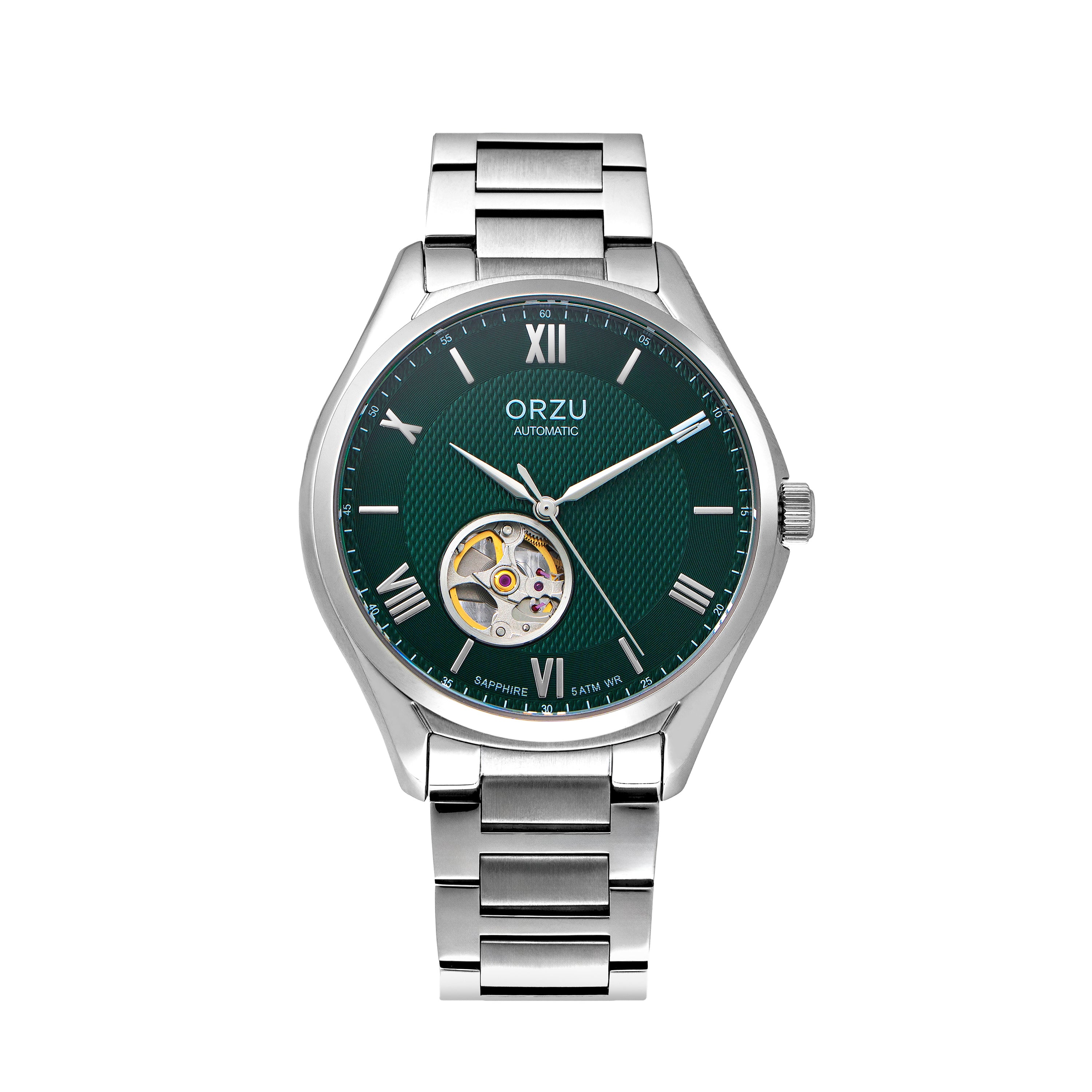 ORZU Automatic Green Dial Men's Watch