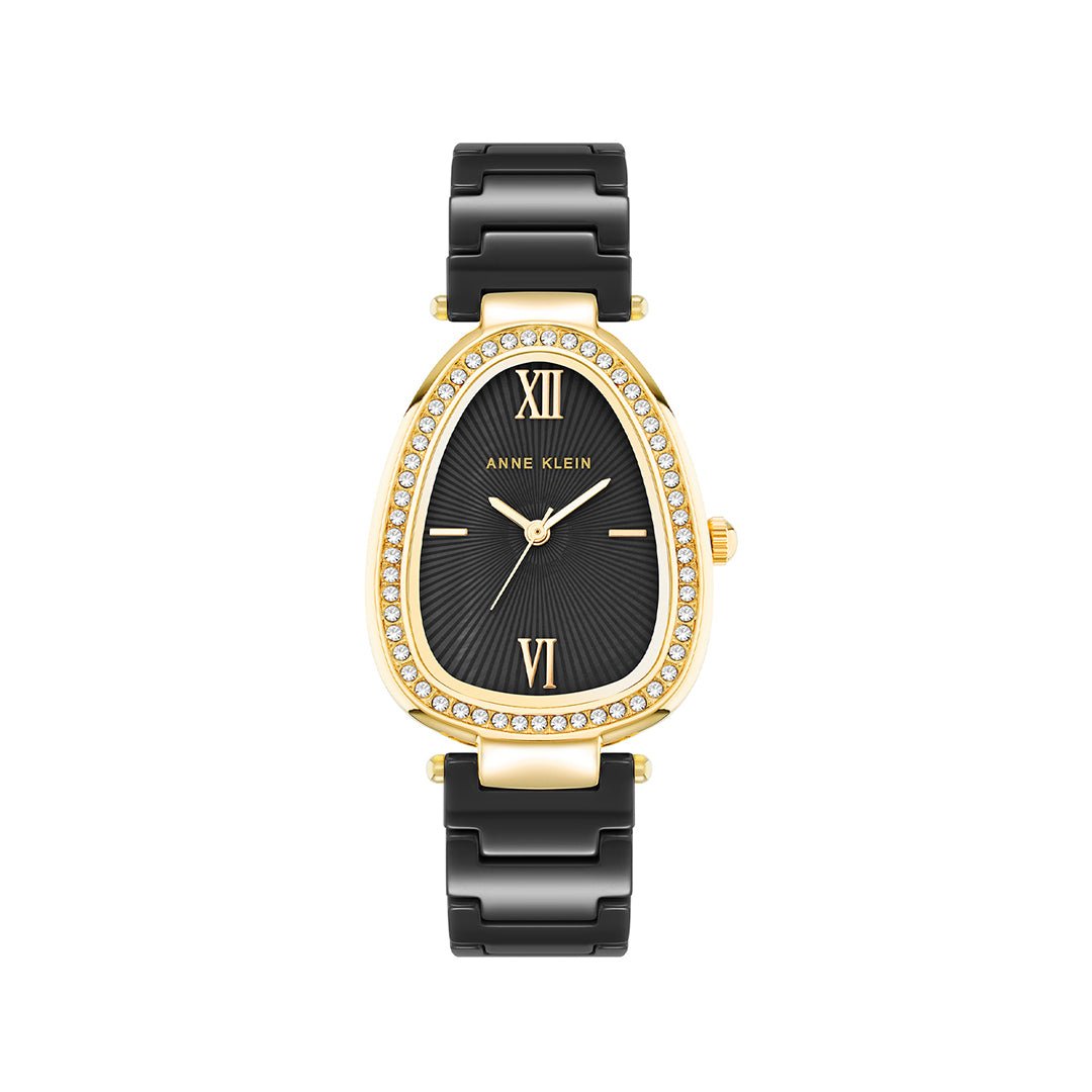 Orzu Watches - Anne Klein Black Dial Women's Watch