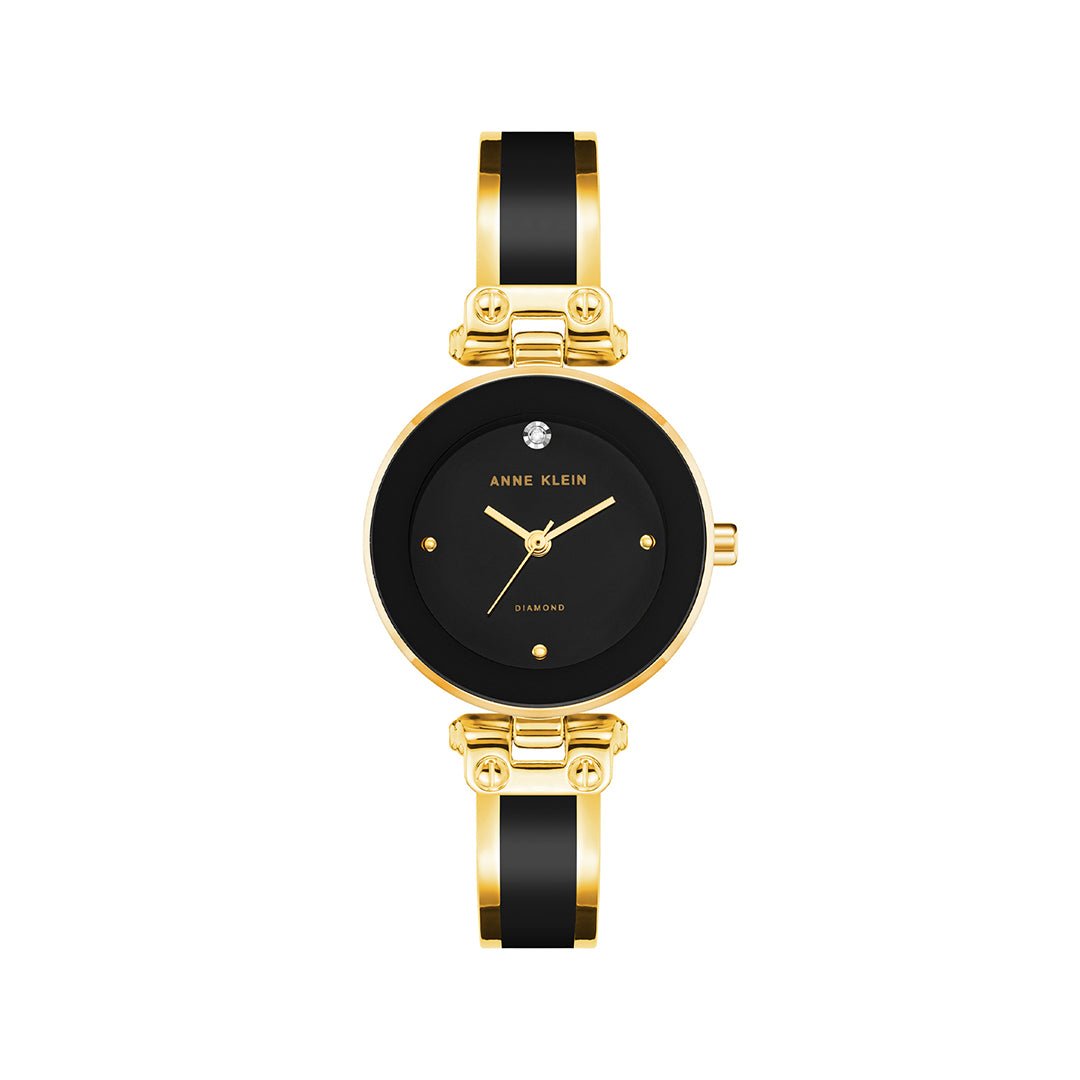 Orzu Watches - Anne Klein Black Dial Women's Watch