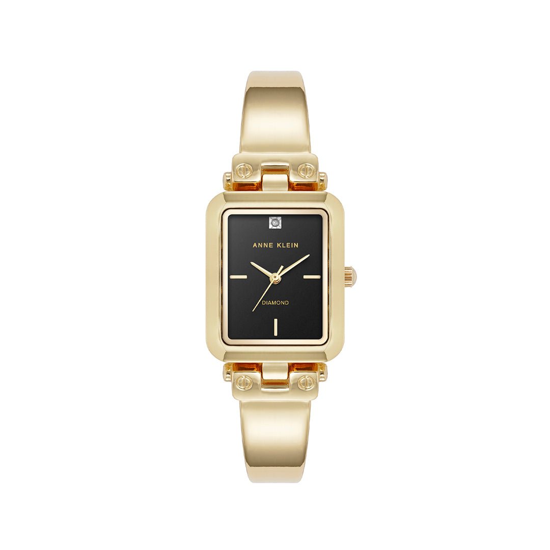 Orzu Watches - Anne Klein Black Rectangular Dial Women’s Watch