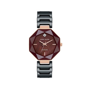 Orzu Watches - Anne Klein Burgundy Dial Women's Watch