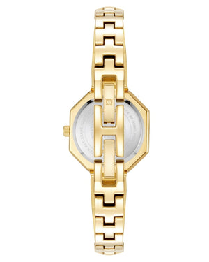 Orzu Watches - Anne Klein Gold Dial Gold Stainless Steel Mesh Women's Watch (AK-5598CHGB)