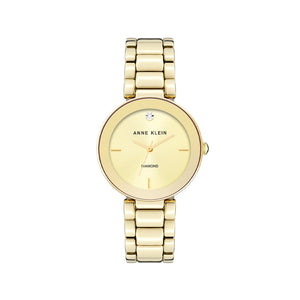 Orzu Watches - Anne Klein Gold Dial Women's Watch