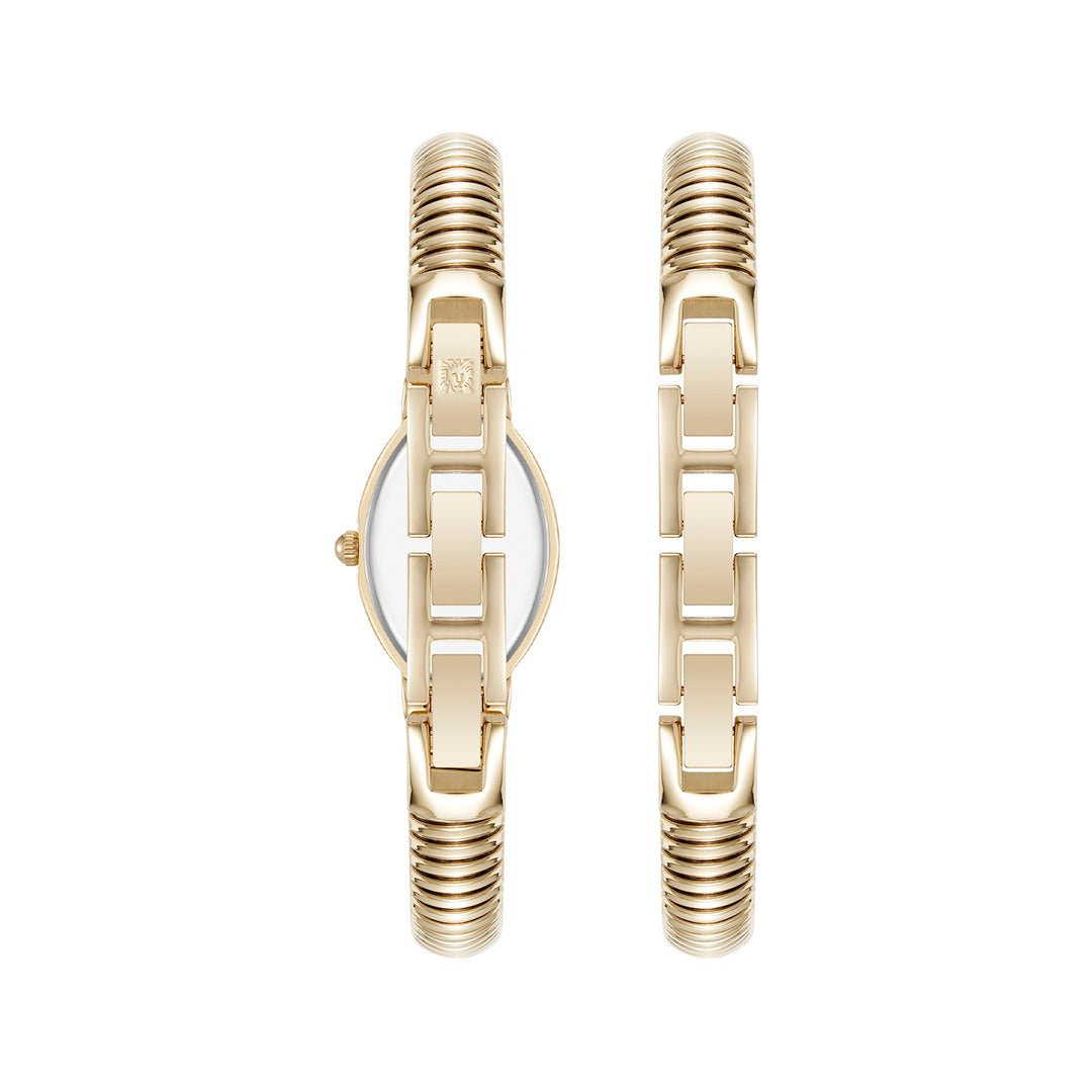 Orzu Watches - Anne Klein Gold Oval Dial Women’s Watch
