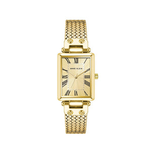 Orzu Watches - Anne Klein Gold Rectangular Dial Women’s Watch