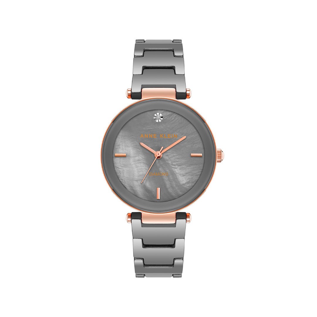 Orzu Watches - Anne Klein Grey Dial Women's Watch