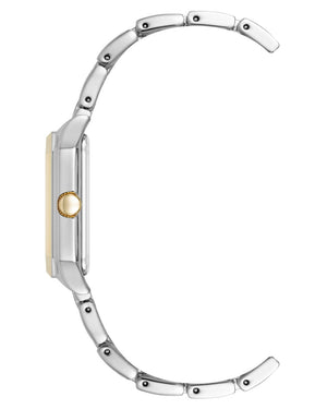 Orzu Watches - ANNE KLEIN Mother-Of-Pearl Silver Tone Metal Rectangle Watch – AK-3775ABTT