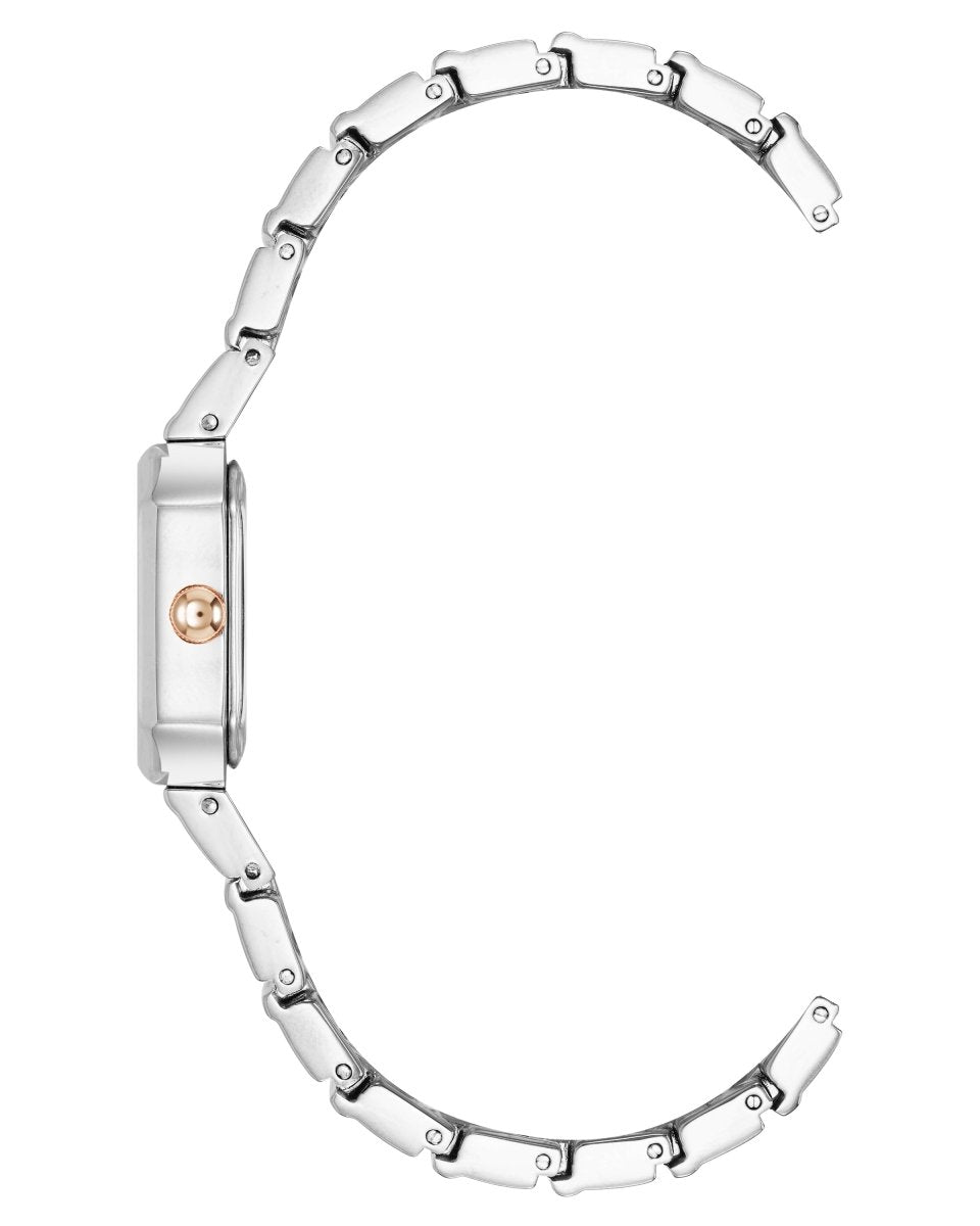 Orzu Watches - Anne Klein Rose Gold Dial Multicolor Stainless Steel Mesh Women's Watch (AK-5501RGRT)