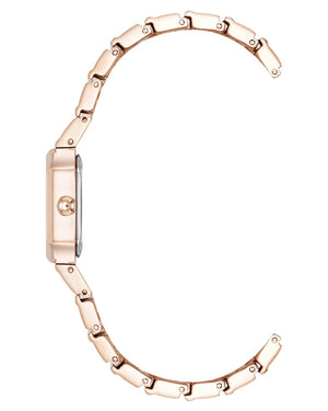 Orzu Watches - Anne Klein Rose Gold Dial Rose Gold Stainless Steel Mesh Women's Watch (AK-5500RGRG)