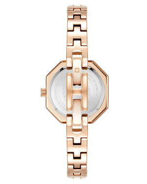 Orzu Watches - Anne Klein Rose Gold Dial Rose Gold Stainless Steel Mesh Women's Watch (AK-5598RGRG)
