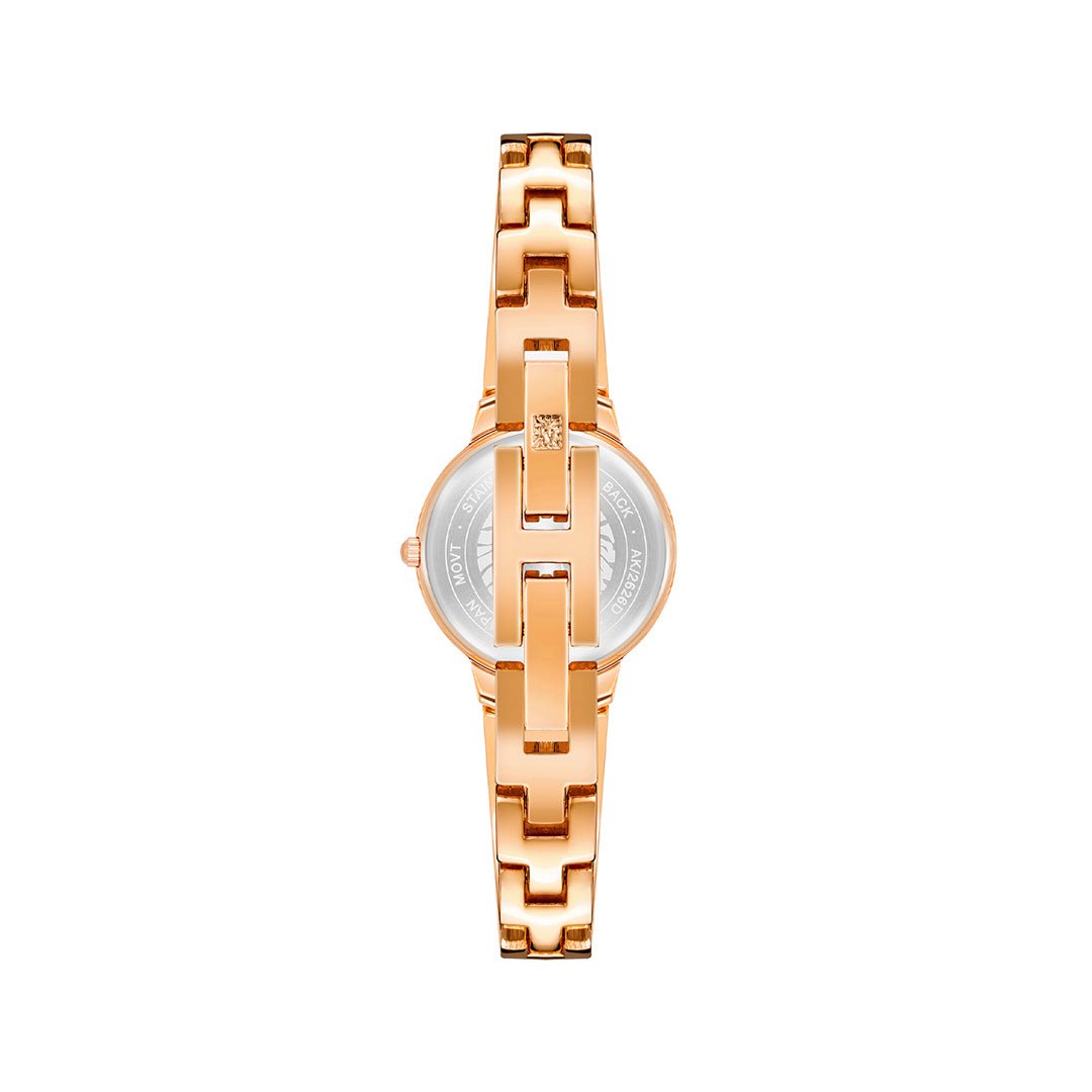 Orzu Watches - Anne Klein Rose Gold Dial Women's Watch