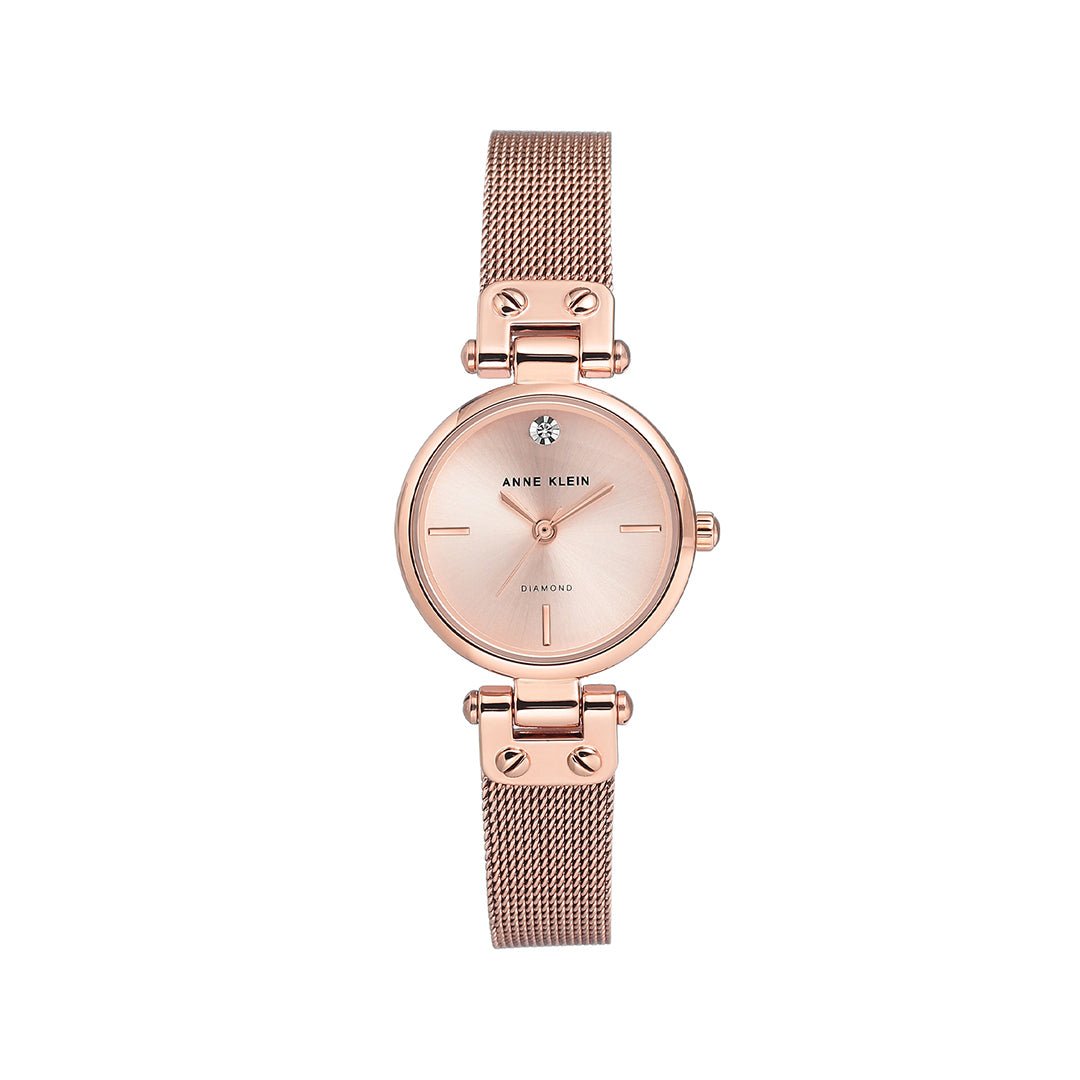 Orzu Watches - Anne Klein Rose Gold Dial Women’s Watch