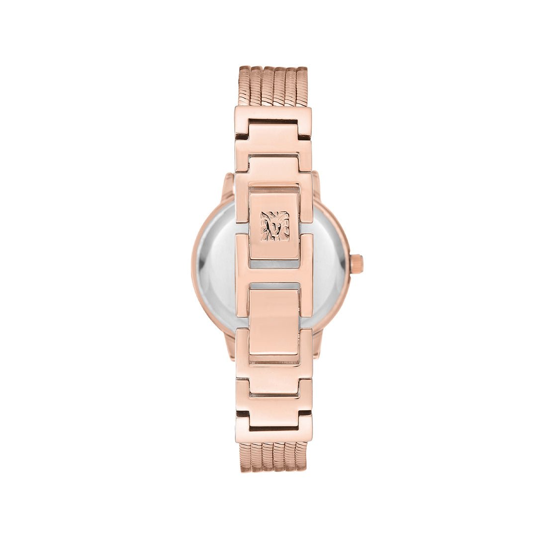 Orzu Watches - Anne Klein Rose Gold Dial Women's Watch
