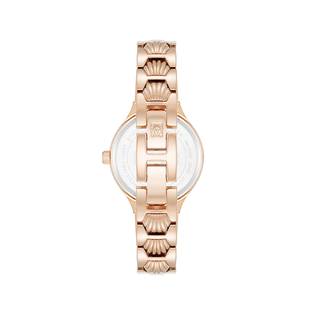 Orzu Watches - Anne Klein Rose Gold Dial Women's Watch