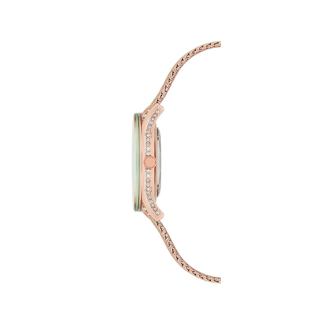 Orzu Watches - Anne Klein Rose Gold Dial Women's Watch