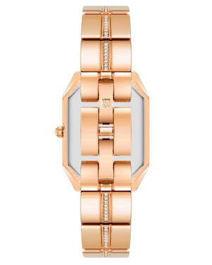 Orzu Watches - ANNE KLEIN Rose Gold Rose Gold Metal Octagon Watch – AK-4090RGRG