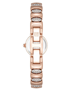Orzu Watches - Anne Klein White Dial Multicolor Stainless Steel Mesh Women's Watch