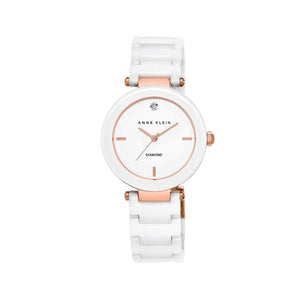 Orzu Watches - Anne Klein White Dial Women's Watch